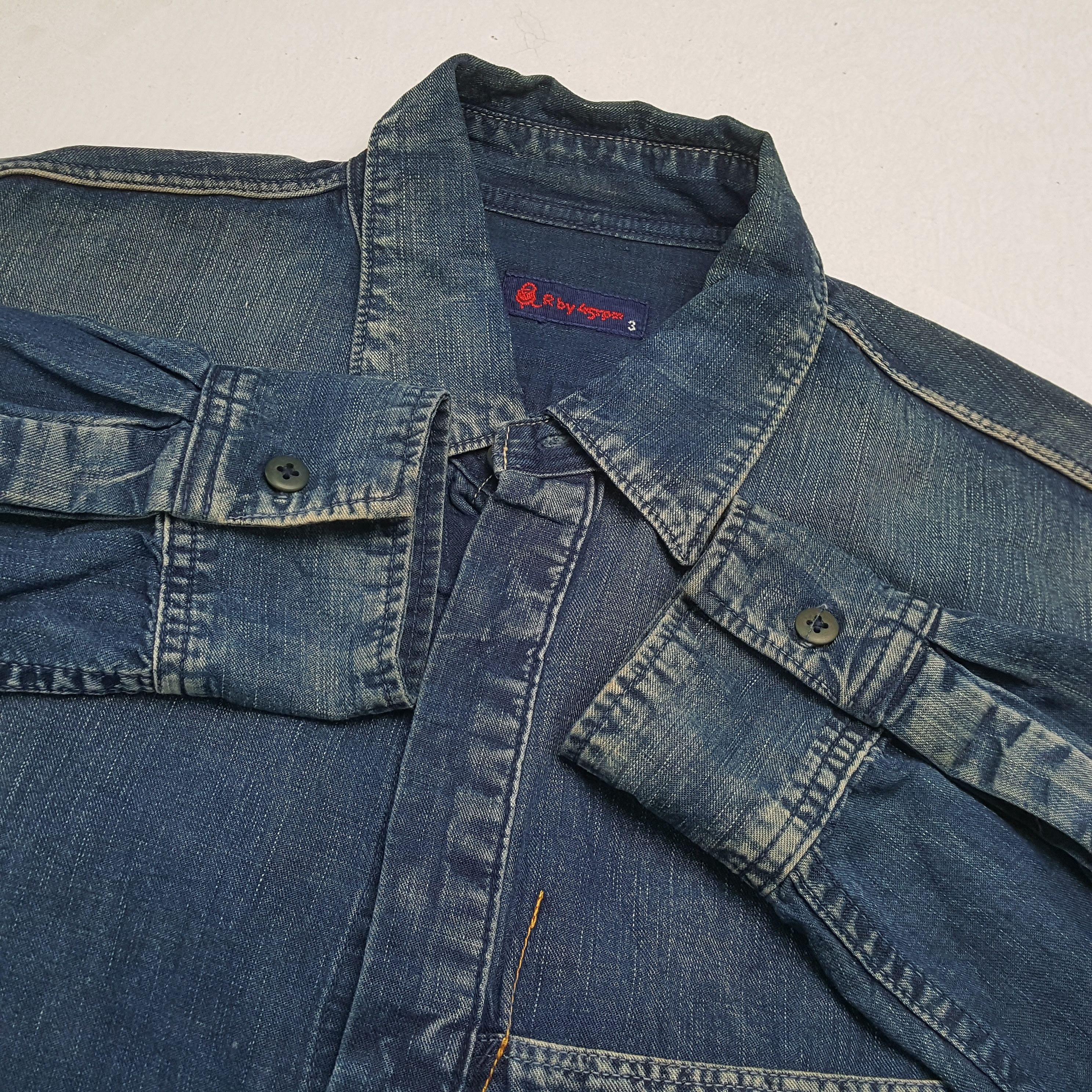 45rpm × Japanese Brand × Vintage 45RPM Japanese Brand Fashion Style Shirt Size US L / EU 52-54 / 3 - 8 Thumbnail