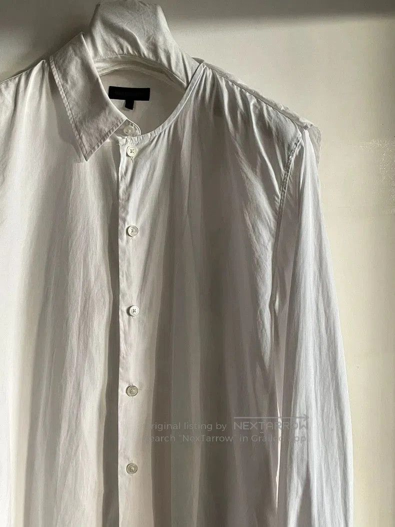 Ann Demeulemeester Ann Demeulemeester Asymmetric Cotton Shirt. Size US L / EU 52-54 / 3 - 1 Thumbnail
