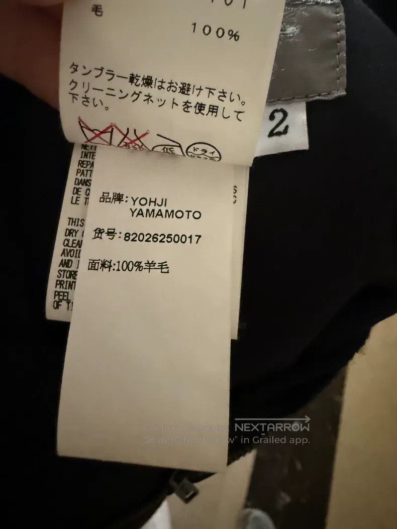 Yohji Yamamoto Yohji Yamamoto size 2 Black wool trousers Size US 28 / EU 44 - 6 Thumbnail