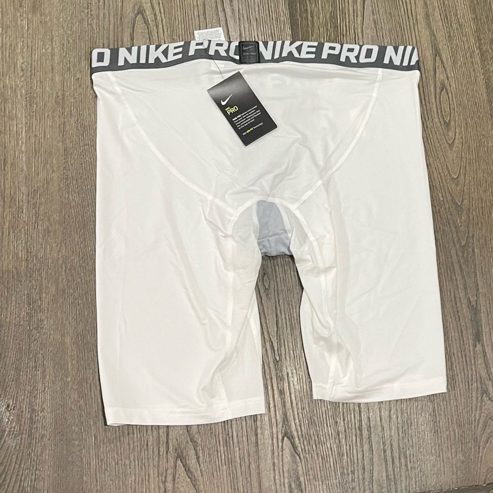 Nike NWT Nike Compression Shorts NBA Dri Fit White Gray Size 4XL Size US 44 / EU 60 - 5 Thumbnail