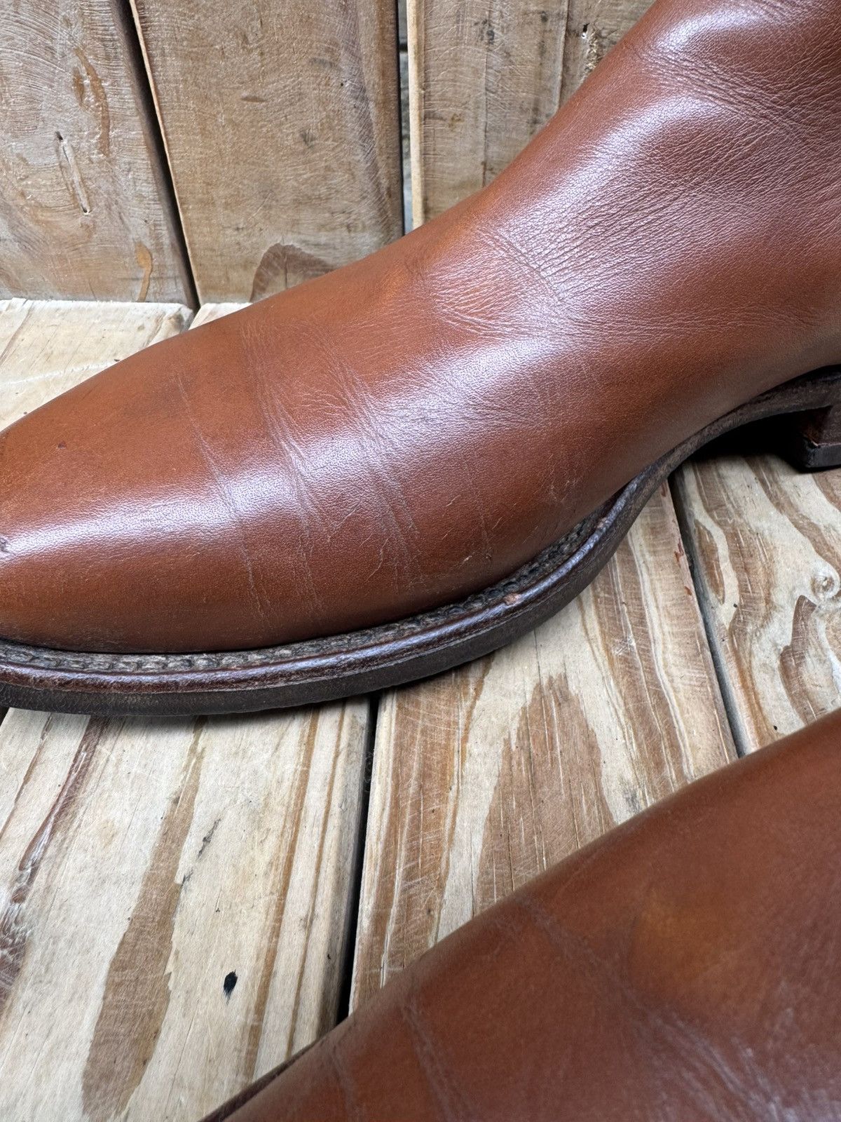 R.M. Williams R.M.Williams Brown leather Australian Men Boots UK 8 H US 9 Size US 9 / EU 42 - 17 Thumbnail