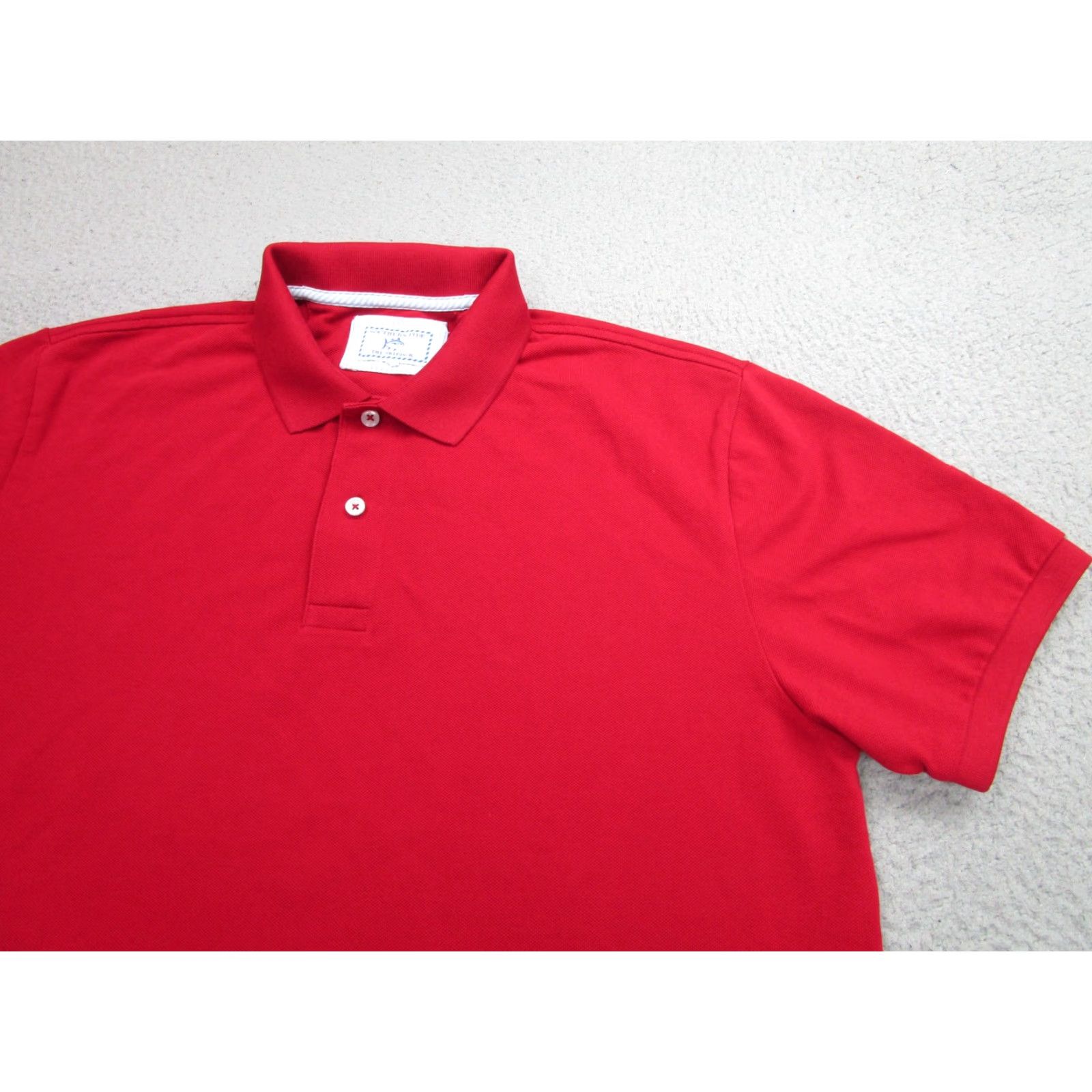 Southern Tide Southern Tide Polo Shirt Mens XL Red Classic Pique Golf Casual Skipjack Size US XL / EU 56 / 4 - 2 Thumbnail