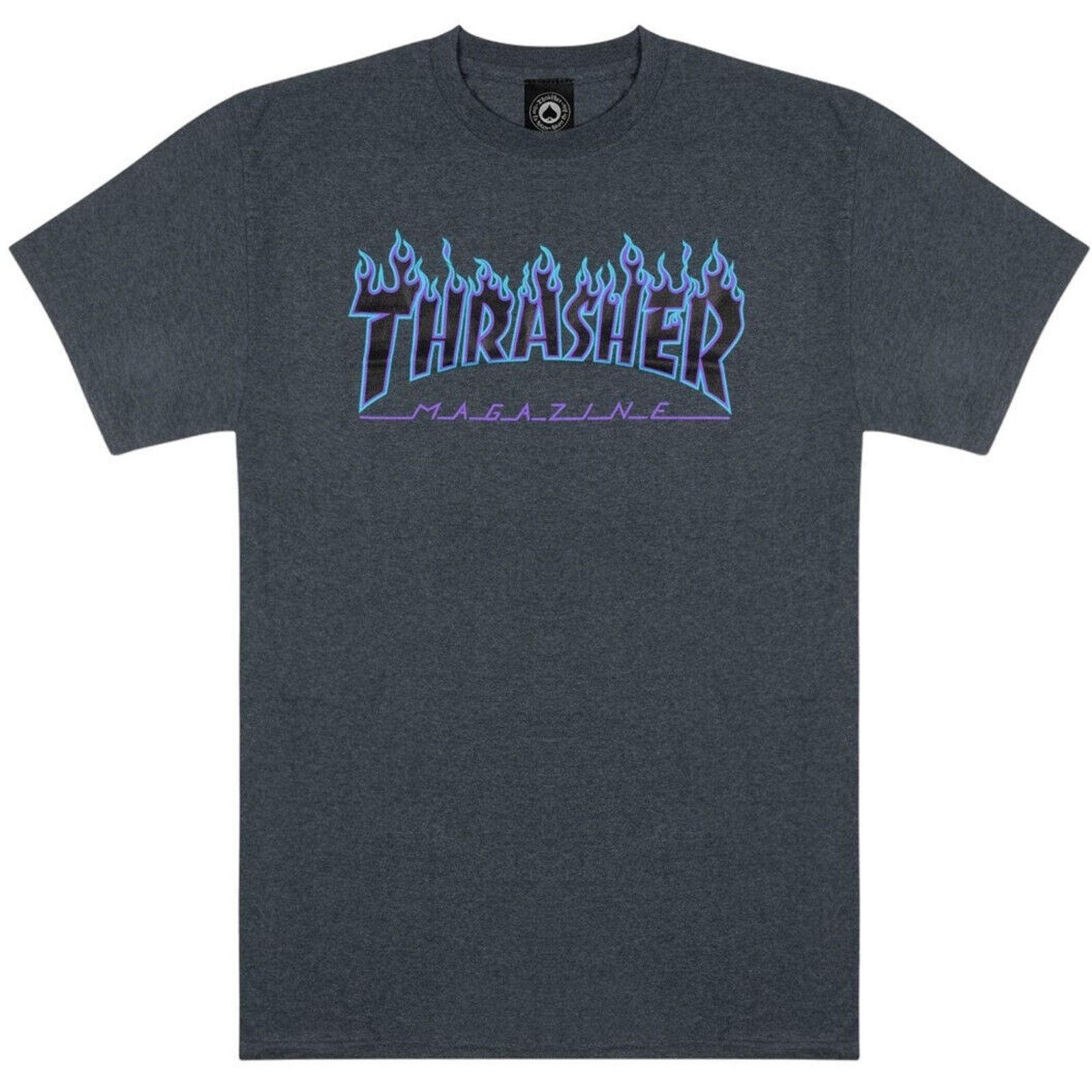 Thrasher Thrasher Skateboard Magazine Men's T-Shirt Flame Logo Tee Size US XL / EU 56 / 4 - 1 Thumbnail