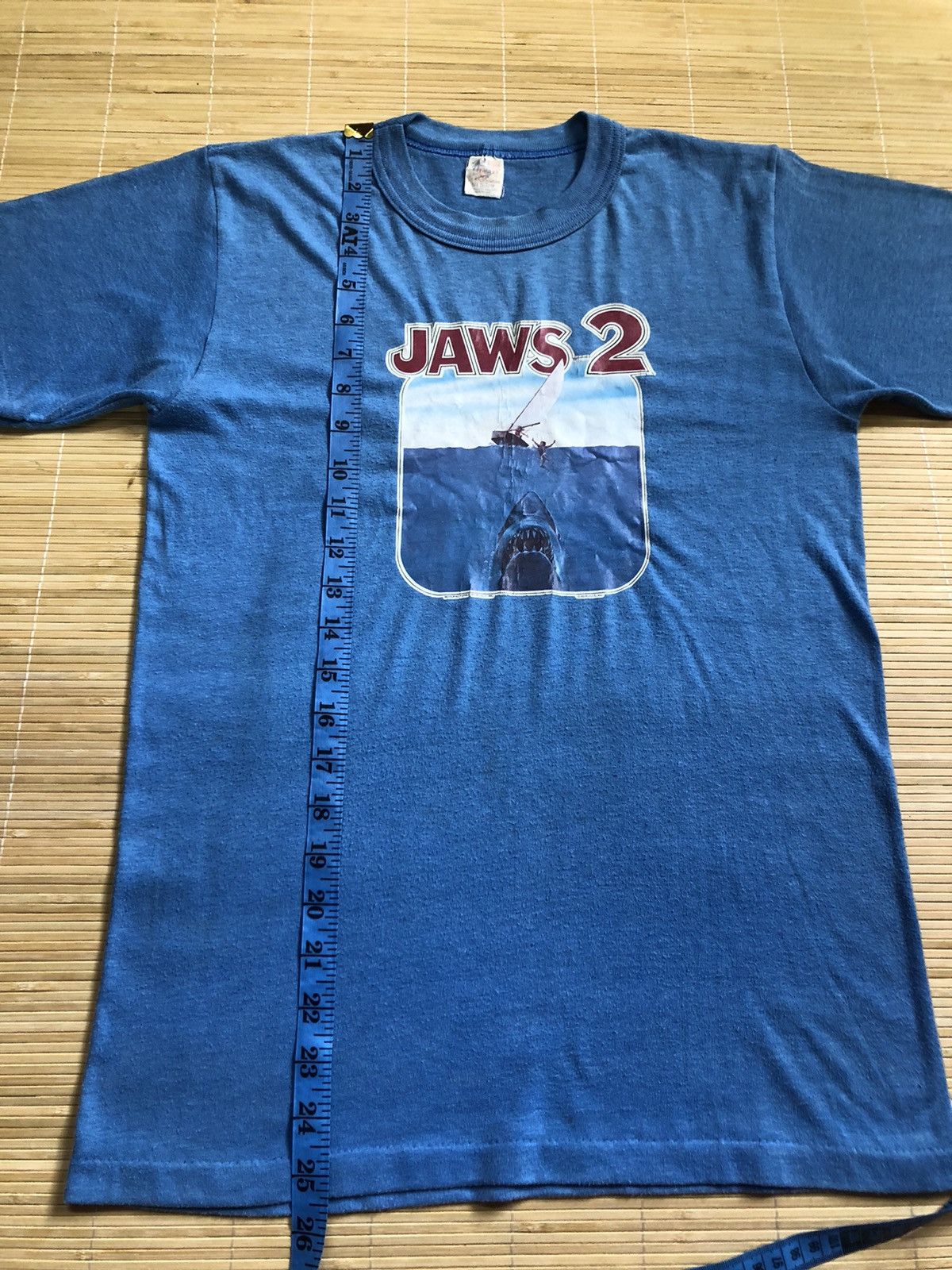 Vintage Vintage 1978 Jaws Movie promo t shirts Size US S / EU 44-46 / 1 - 7 Thumbnail
