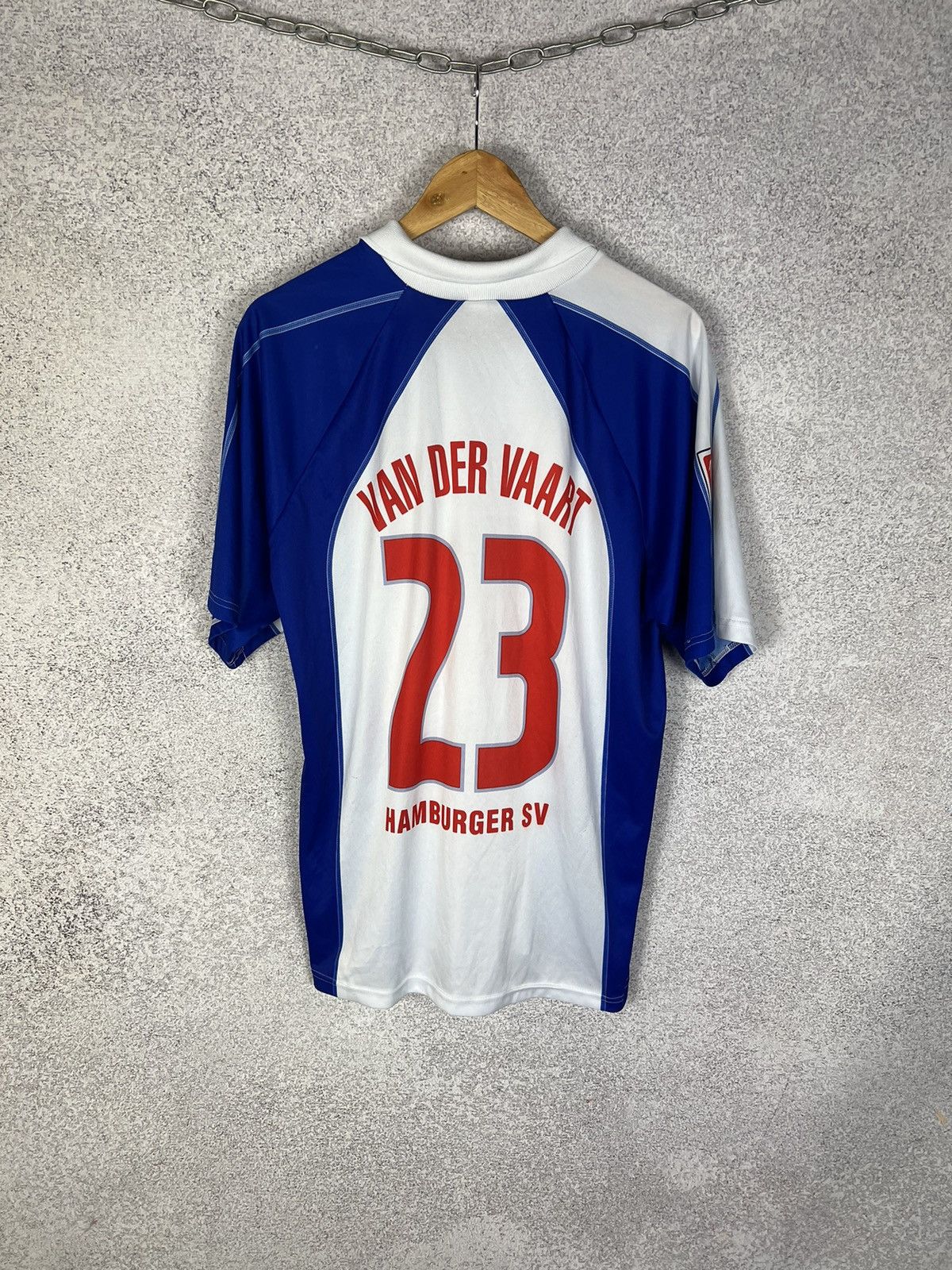 VAN DER VAART 背番号23 シャツ オレンジ ネイビー VAN DER VAART 背番号23 シャツ オレンジ ネイビー