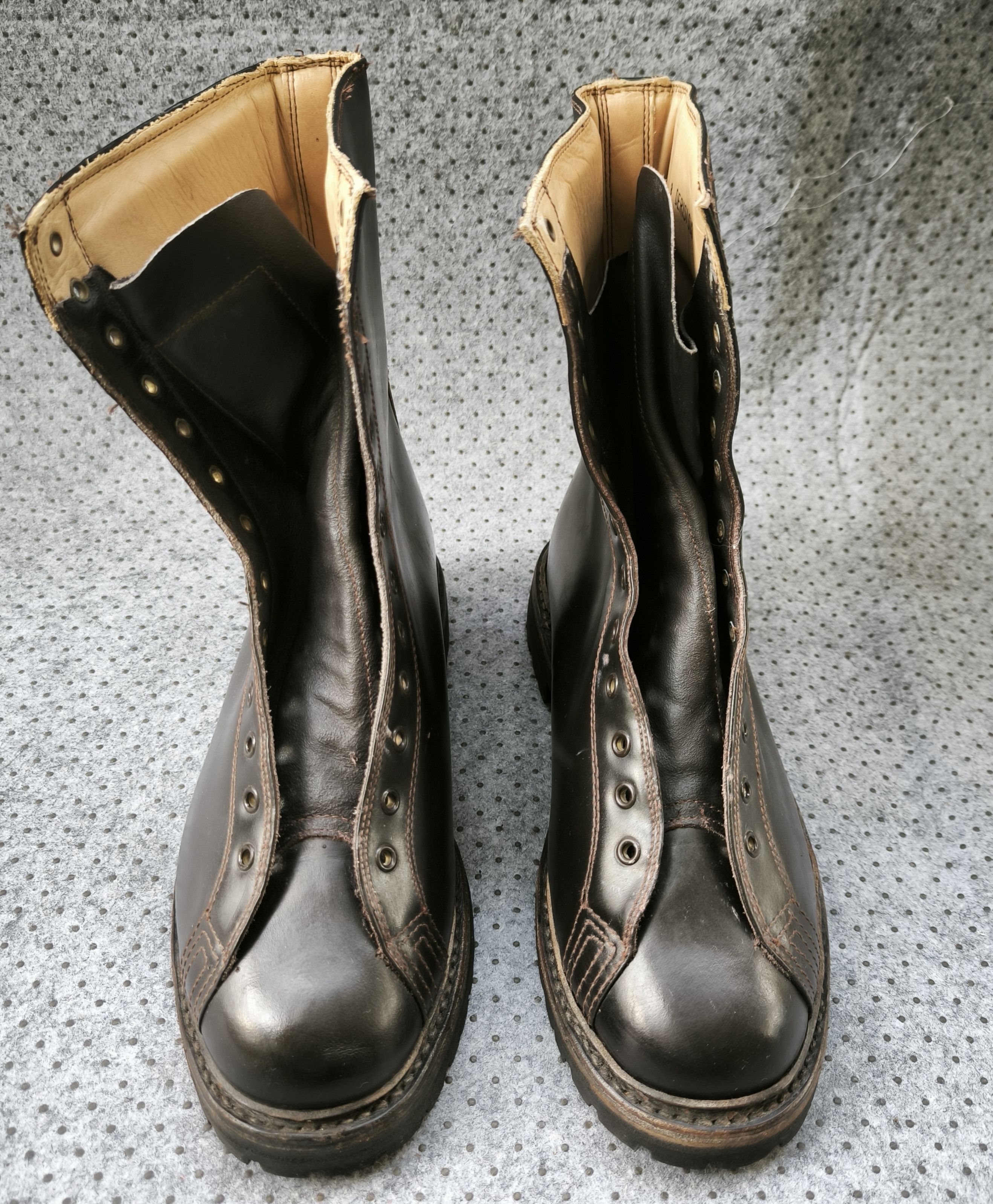 Vintage Vtg 80's DERISI SUD Italian military combat boots DAVOS sole Size US 8.5 / EU 41-42 - 10 Thumbnail
