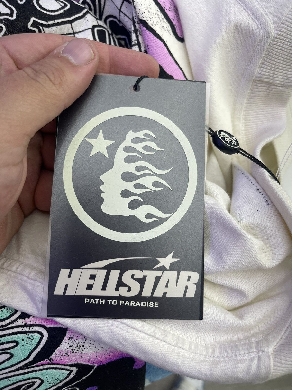 HELLSTAR Hellstar “online” tee (white) Size US L / EU 52-54 / 3 - 5 Thumbnail