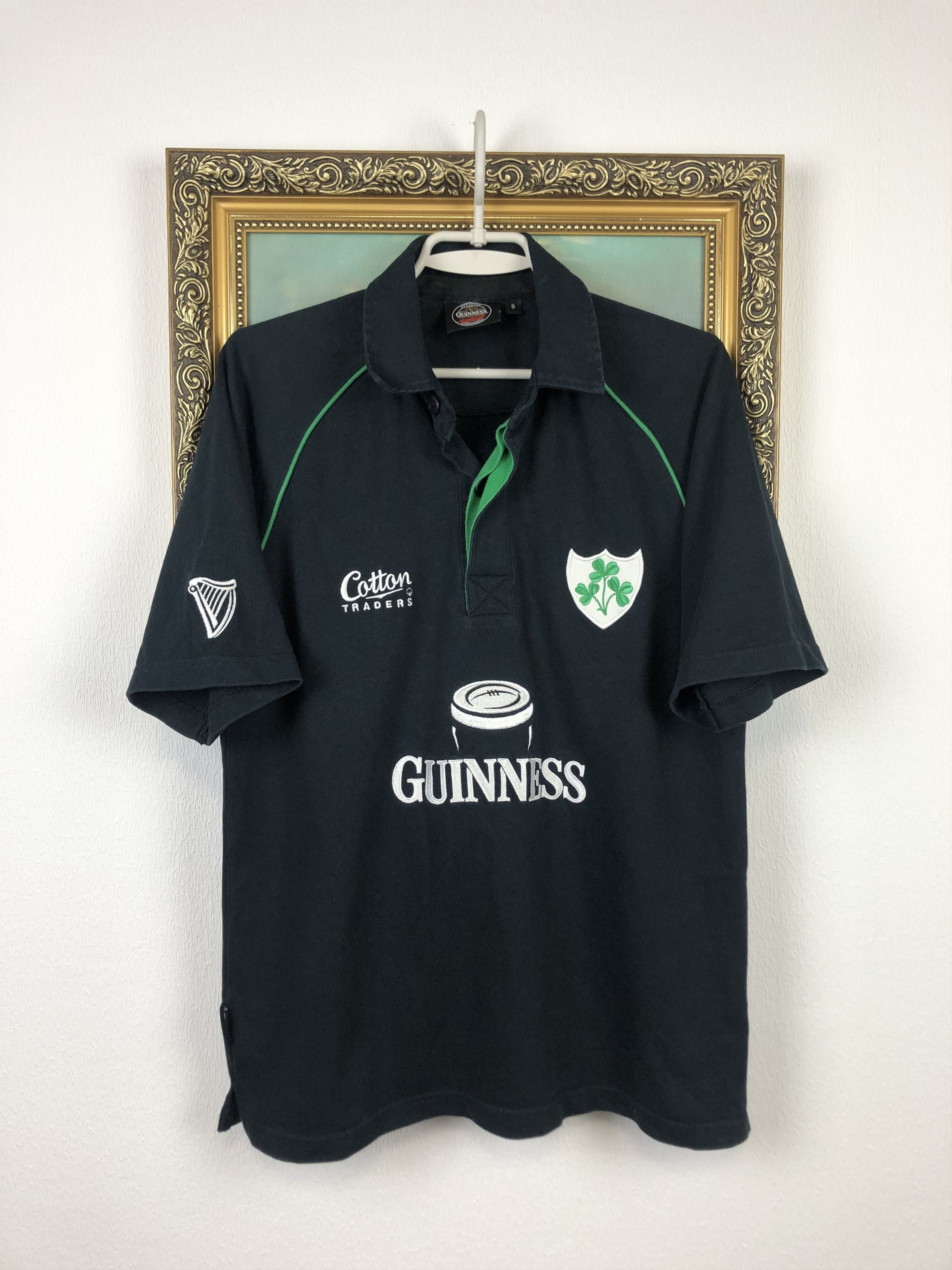 Vintage Vintage Ireland Rugby Jersey Cotton Traders Rare Size US S / EU 44-46 / 1 - 1 Thumbnail