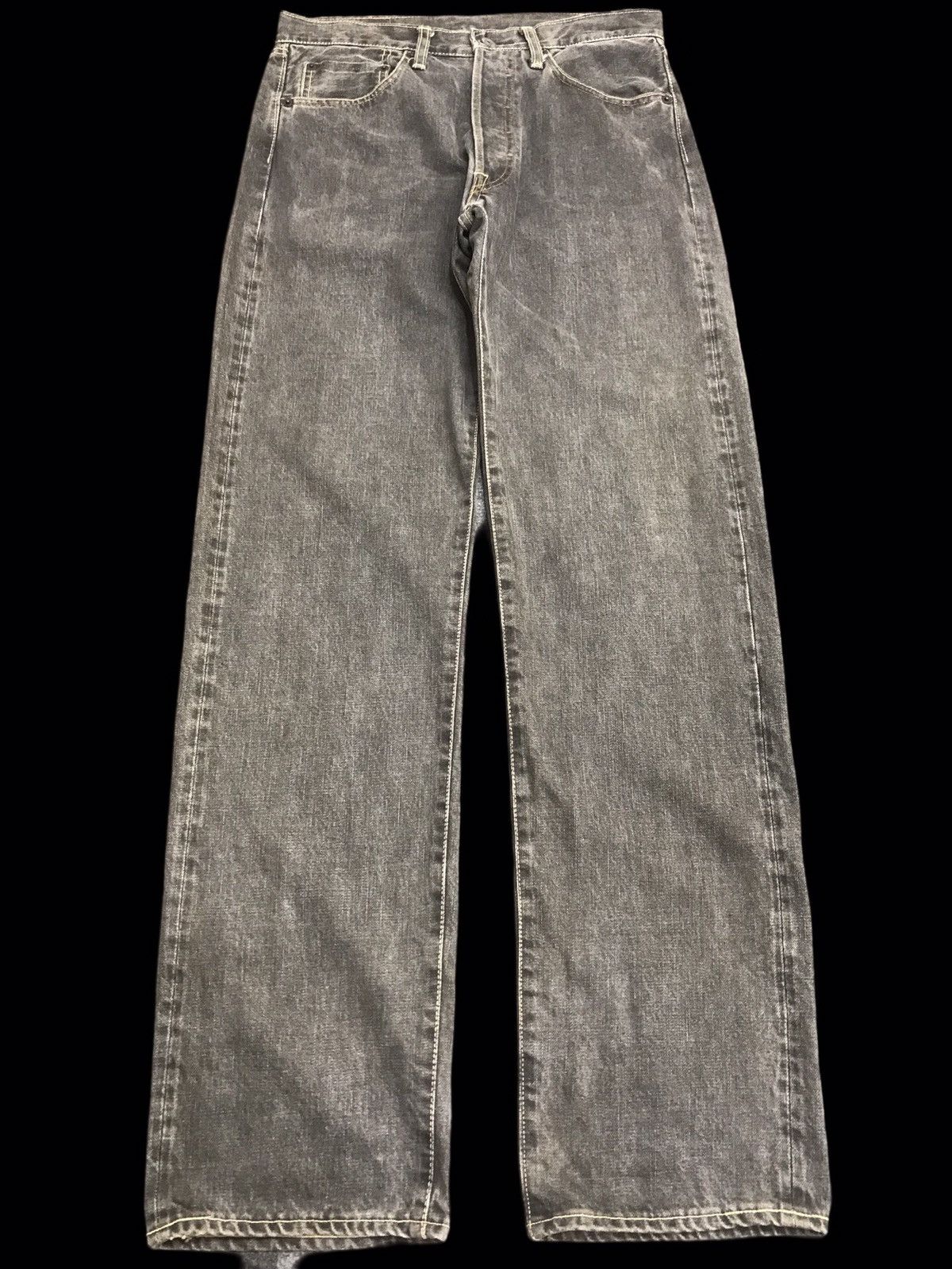 Japanese Brand 💥DENIM💥LANTIKI JAPAN SELVEDGE BIKER JEANS F41 Size US 31 - 1 Thumbnail