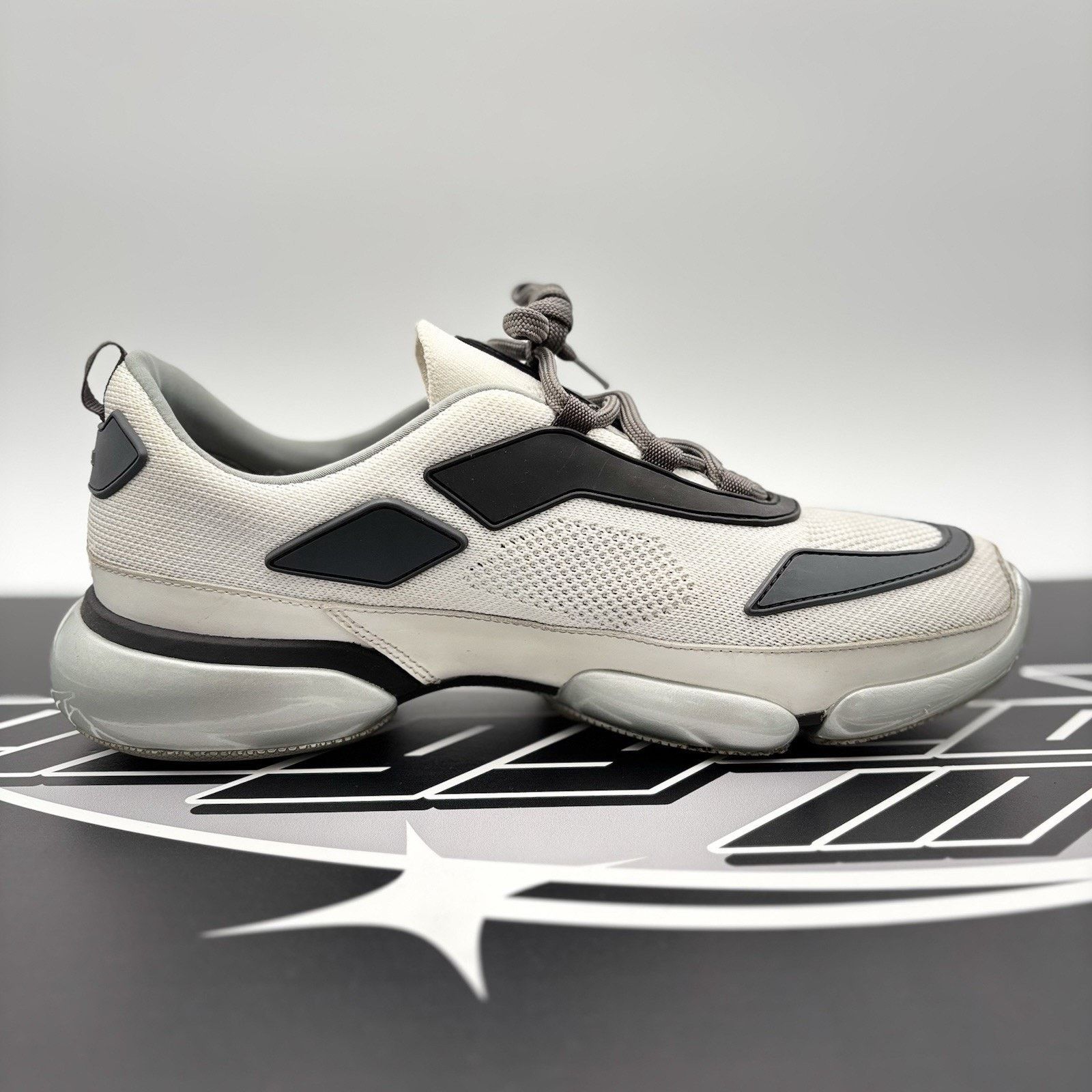 Prada Prada Cloudbust Mesh ' White, Grey ' | GOOD CONDITION! Size US 7.5 / EU 40-41 - 13 Thumbnail