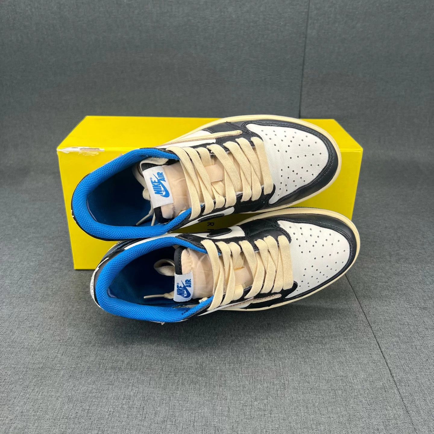 Nike Air Jordan 1 Low TS 2.0 Lightning Reverse Swoosh Women's 38 Size US 7 / IT 37 - 8 Thumbnail