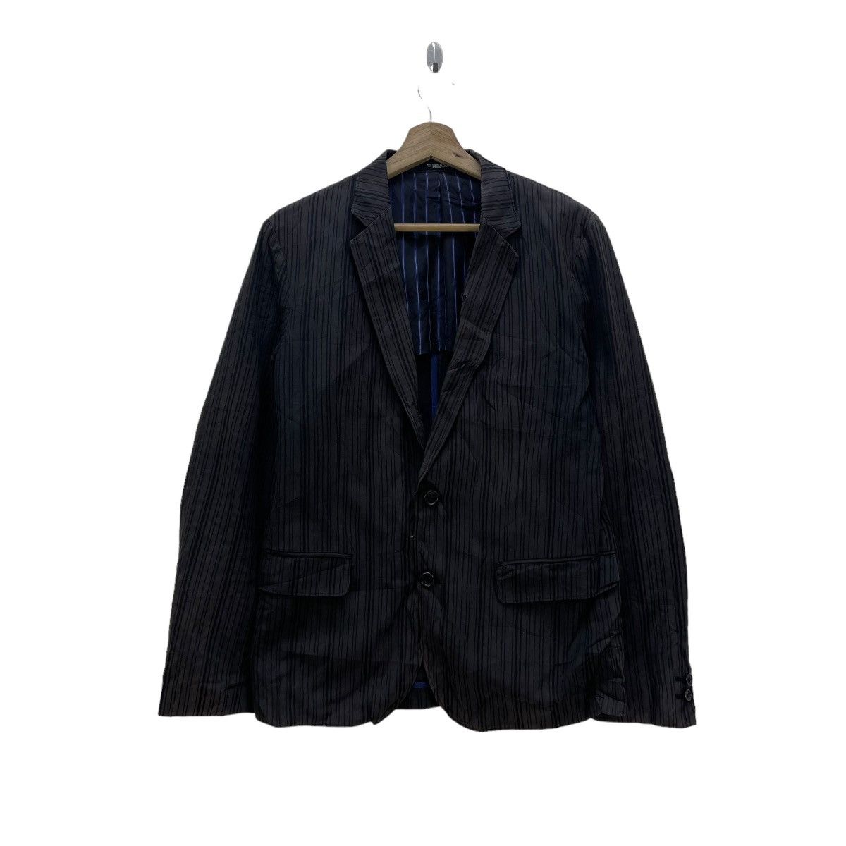 Tornado Mart × Yohji Yamamoto Japanese Brand Tornado Mart Stripe Jacket Size US M / EU 48-50 / 2 - 1 Thumbnail