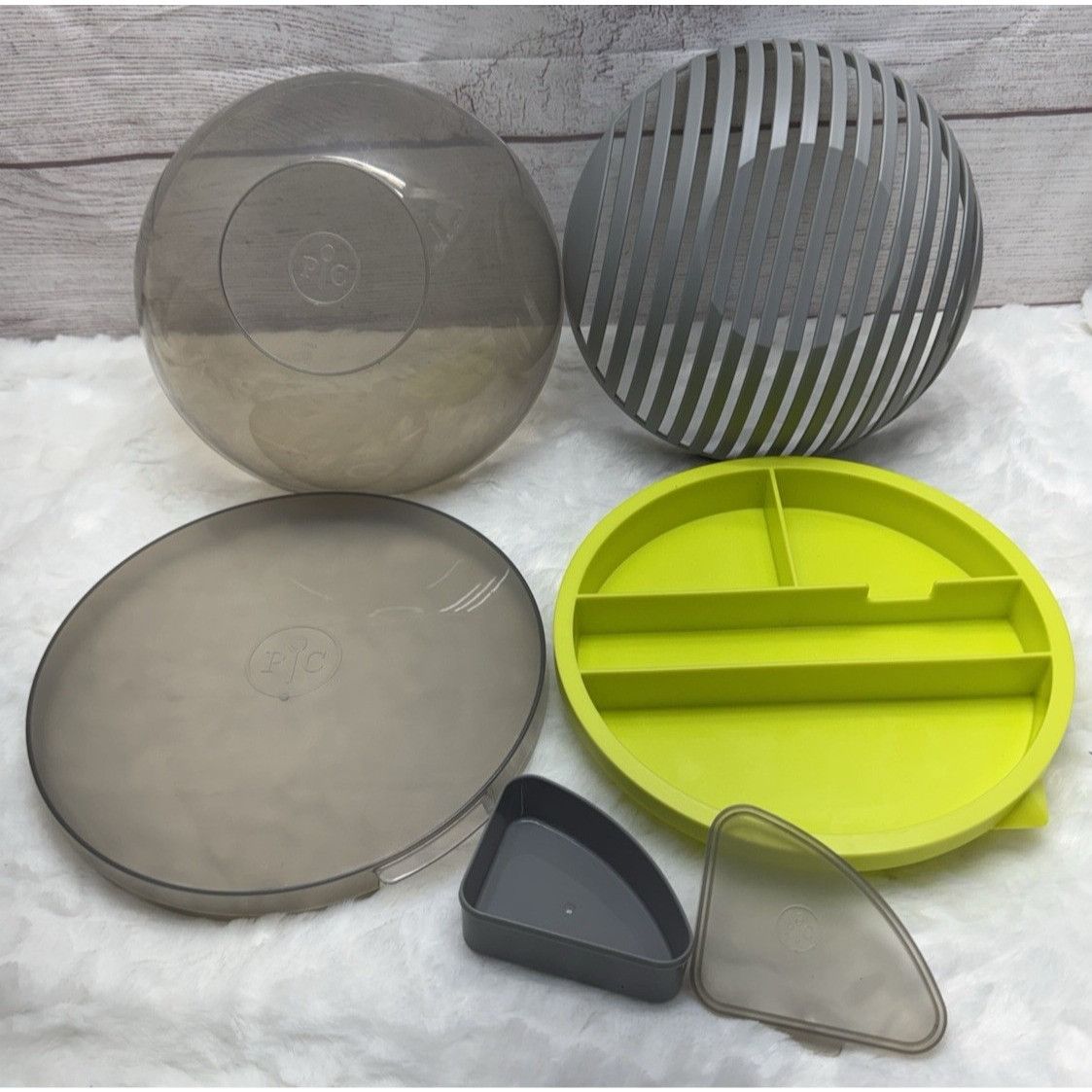 Other PAMPERED CHEF Salad Cutting Bowl Item #100086 Retired Disco Size ONE SIZE - 10 Thumbnail