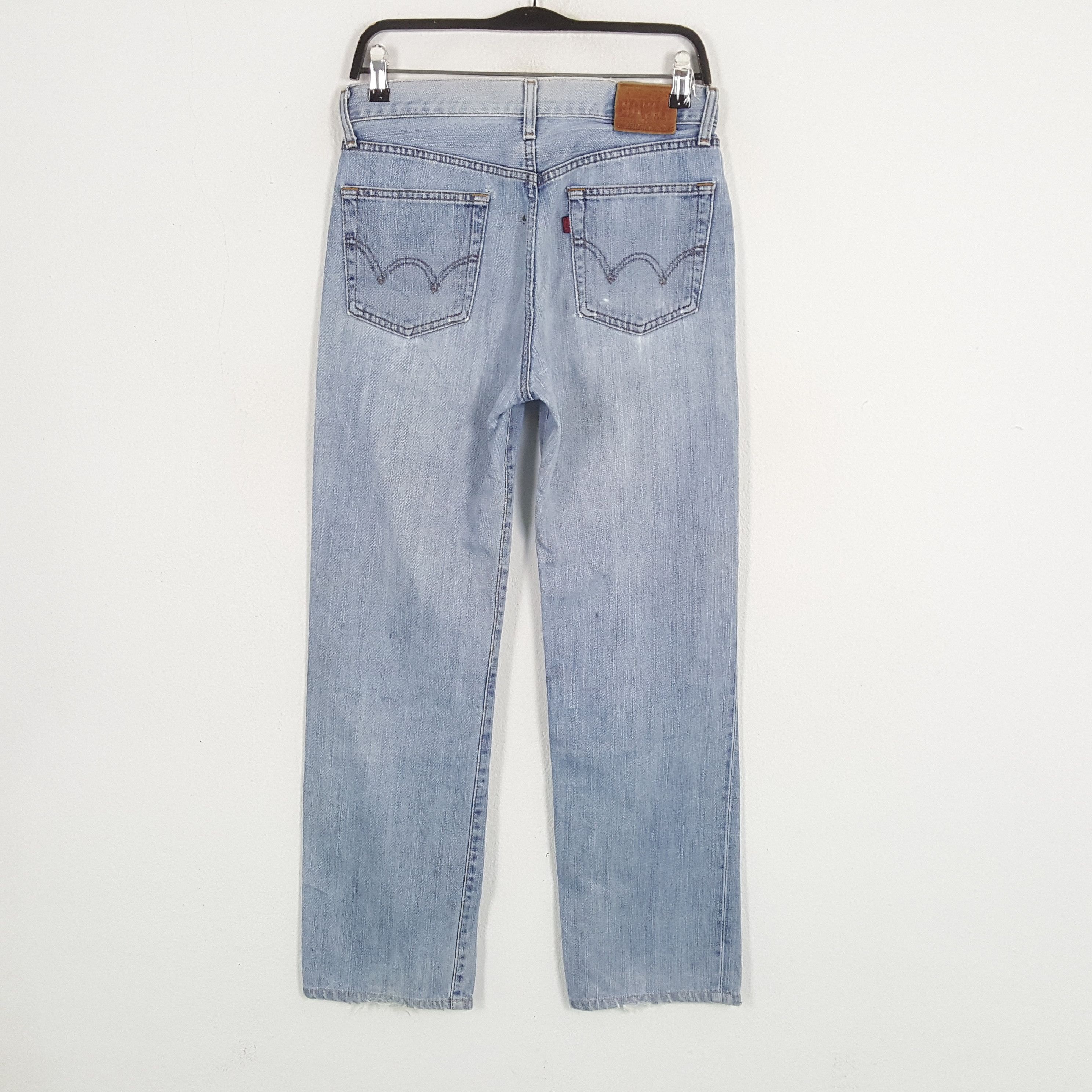 Edwin × Japanese Brand × Vintage EDWIN Streetwear Style Distressed Jean Size US 28 / EU 44 - 4 Thumbnail