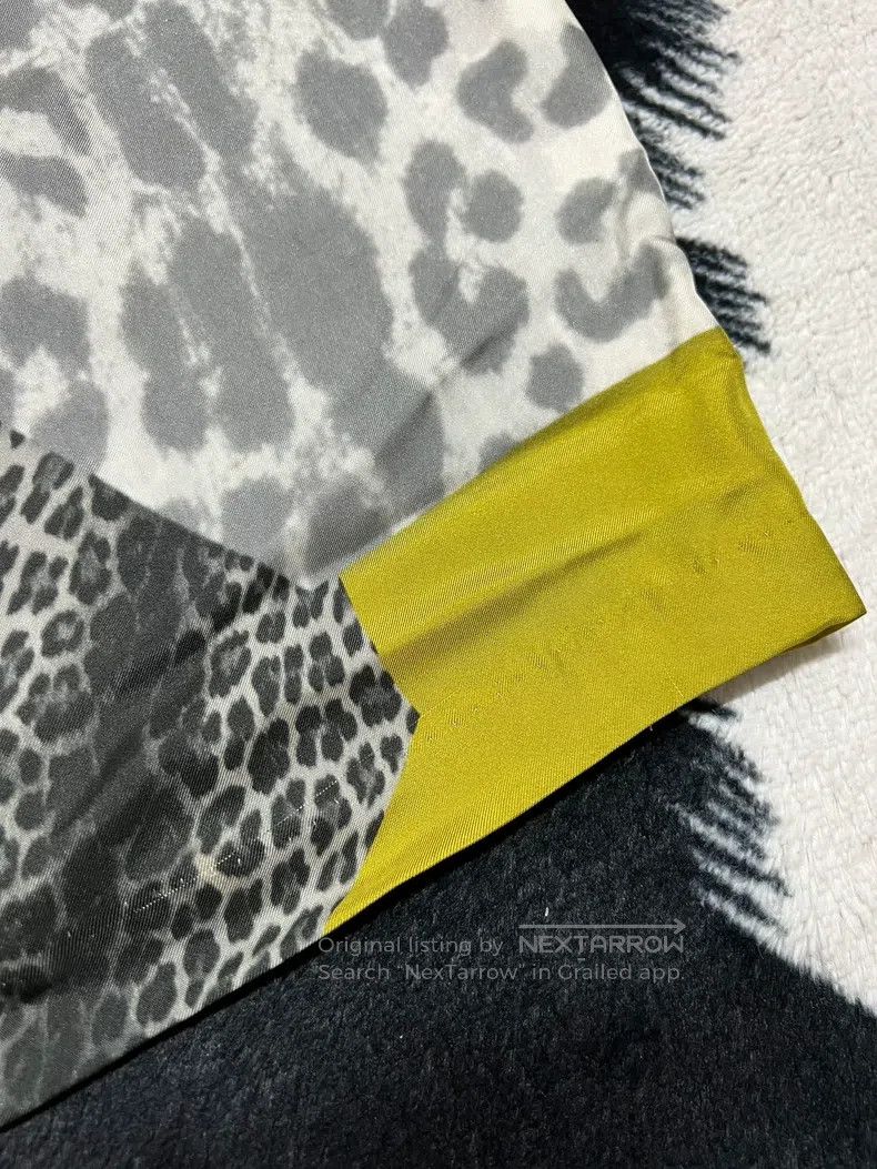 Dries Van Noten Dries Van Noten Silk Leopard Print Midi Skirt Size 37" - 3 Thumbnail