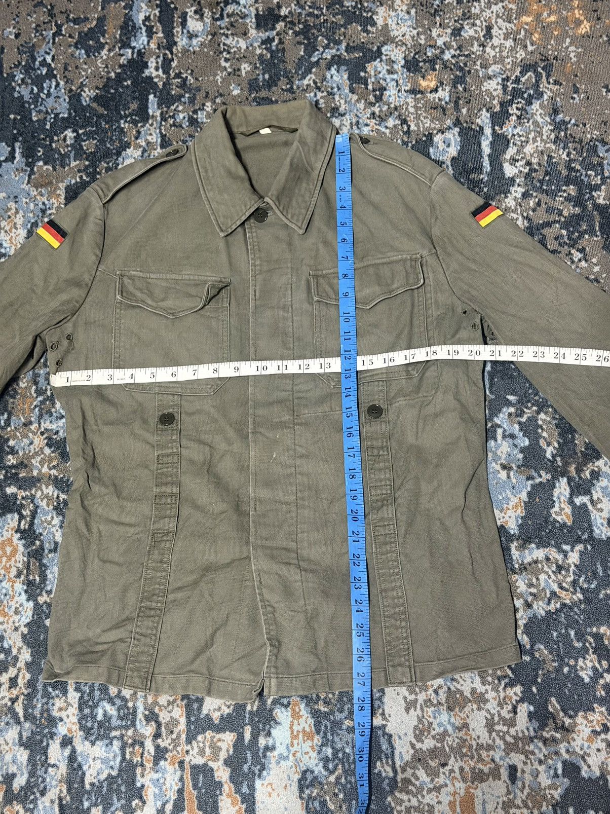 Vintage Vintage Germany Military Button Shirt Jacket Side Flag Logo Size US M / EU 48-50 / 2 - 12 Thumbnail