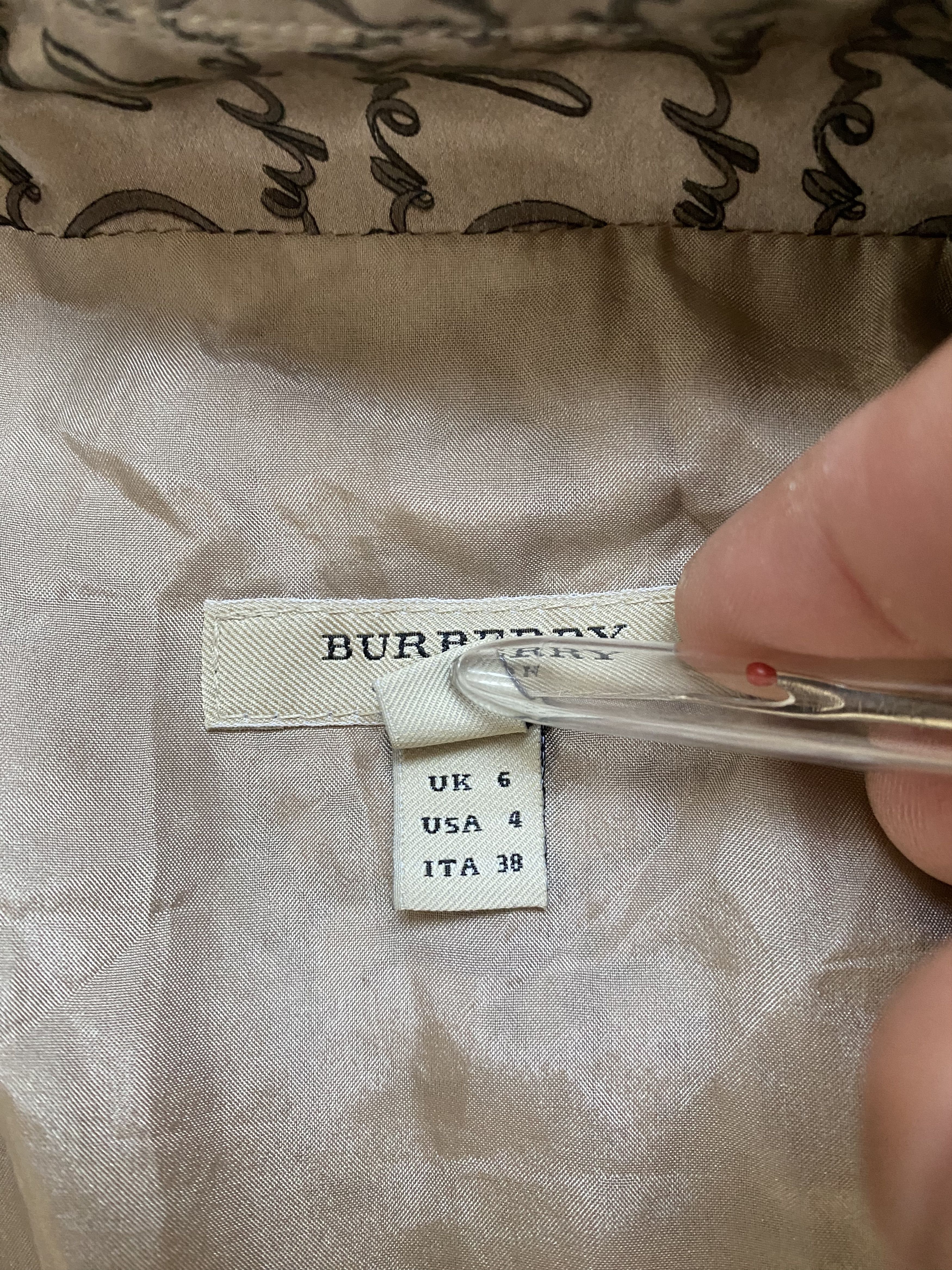 Burberry × Burberry Prorsum Burberry Monogram Ladies Silk Dress Size XS / US 0-2 / IT 36-38 - 10 Thumbnail