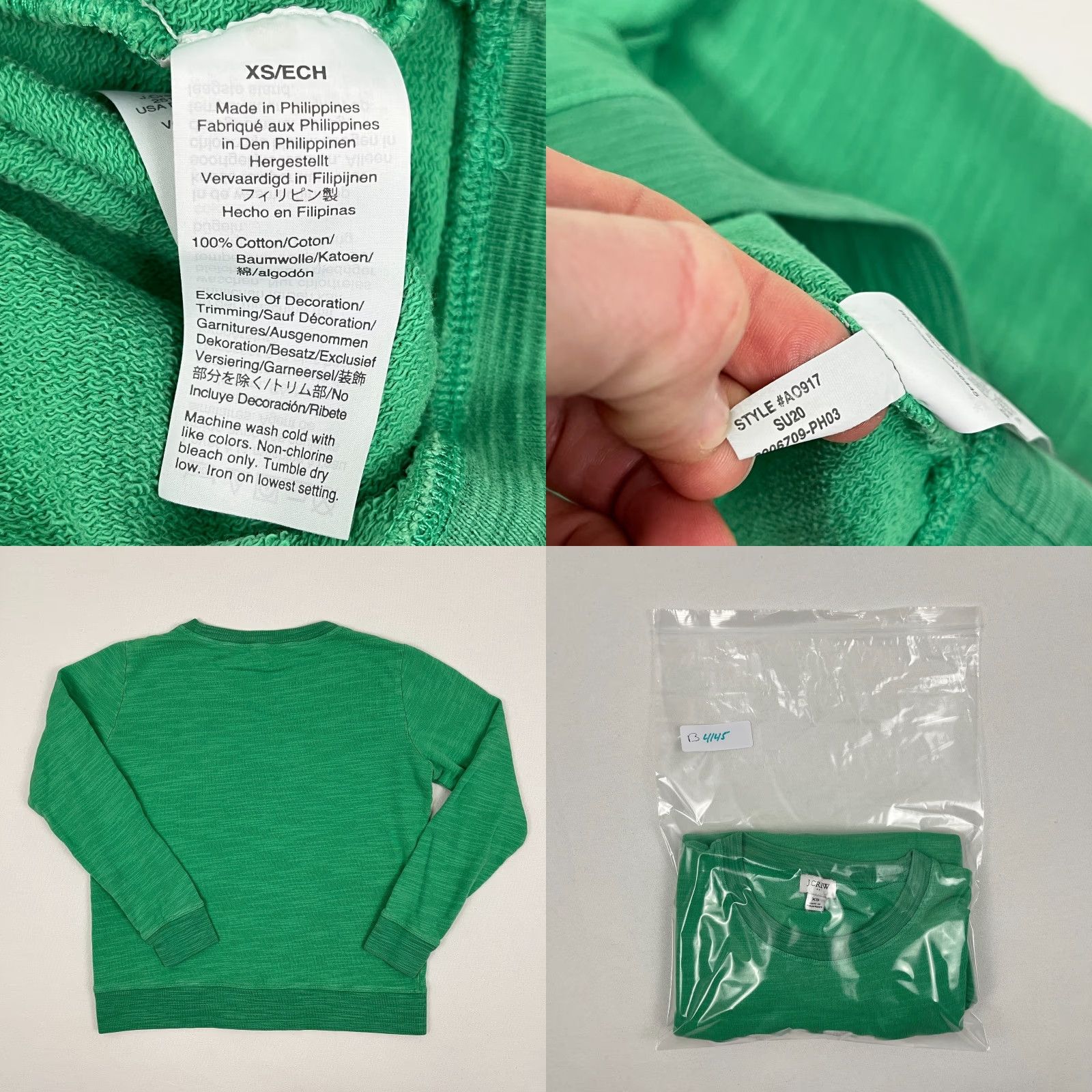 J.Crew J Crew Sweater Women XS Green Vacation Graphic Cruise Resort Sweatshirt Pullover Size XS / US 0-2 / IT 36-38 - 8 Thumbnail