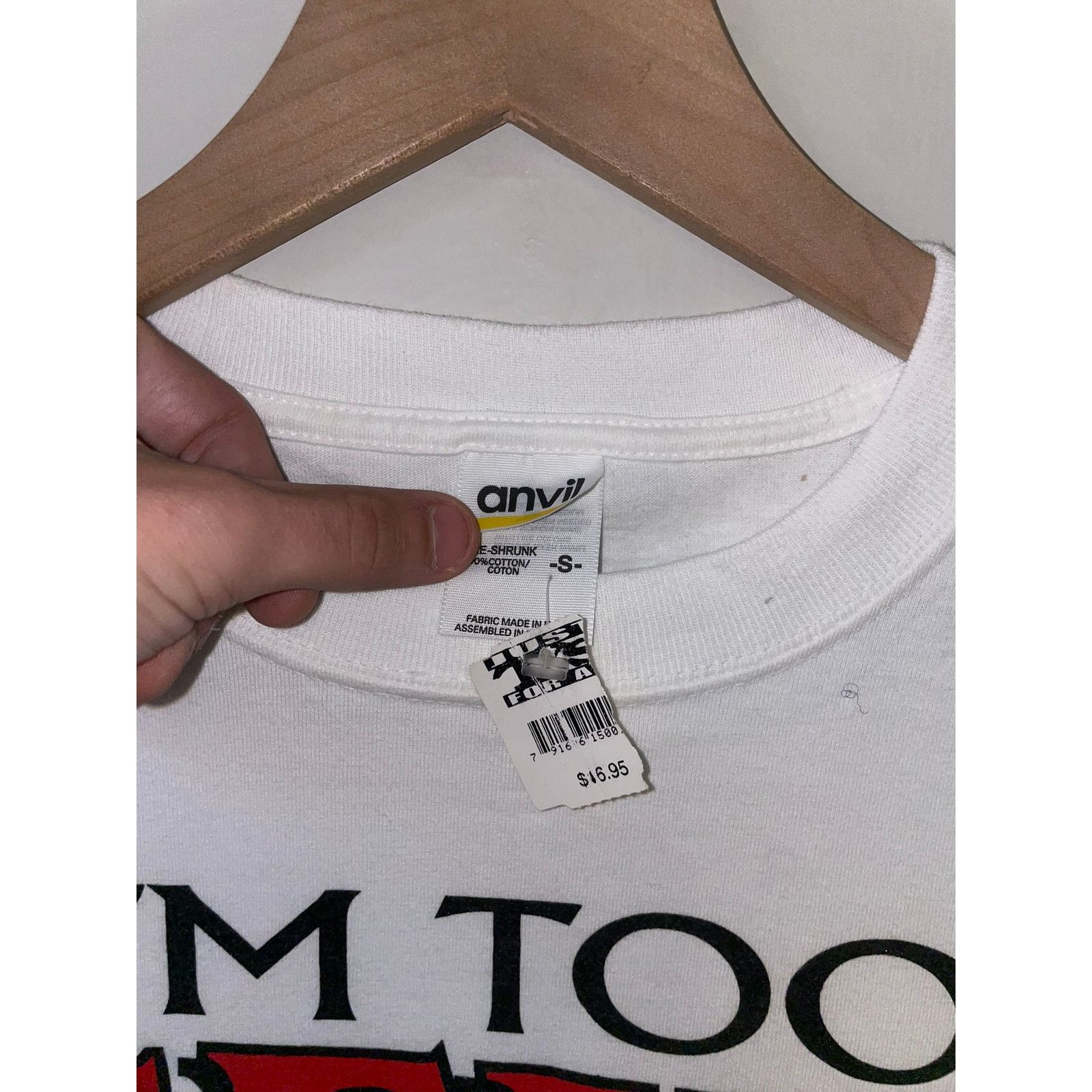 Anvil Y2K I'm Too Sexy For My Hair Bald Humor Joke Shirt 2000s S Size US S / EU 44-46 / 1 - 5 Thumbnail