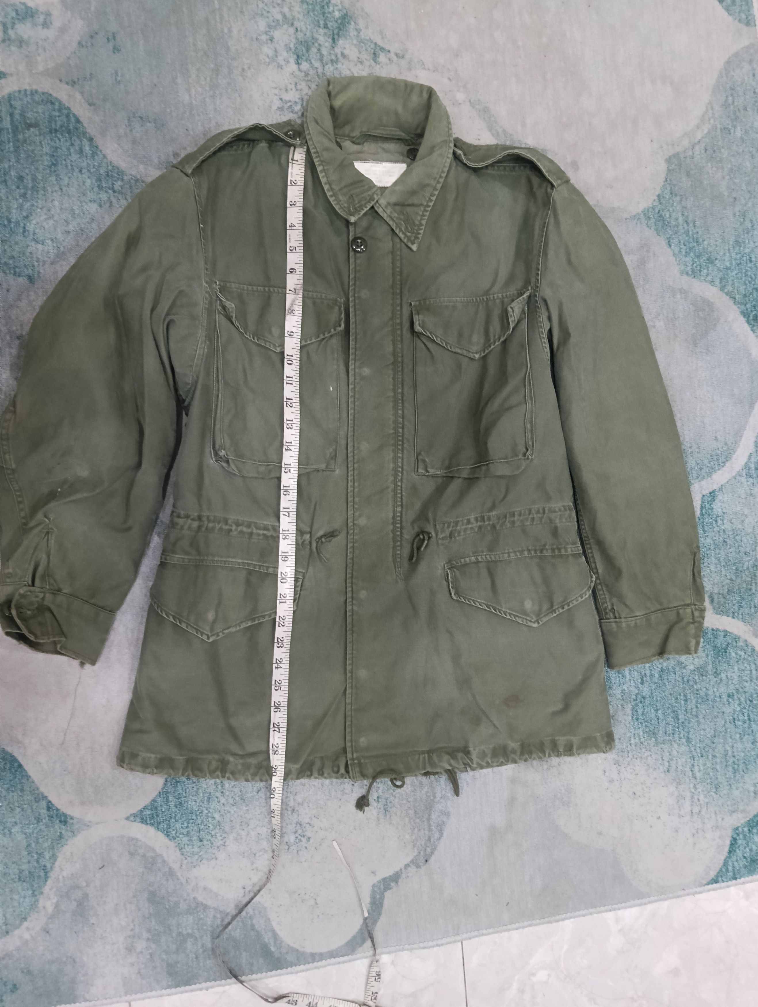 Vintage True Vintage M51 Field Jacket Sateen Olive Green Size US XL / EU 56 / 4 - 20 Thumbnail