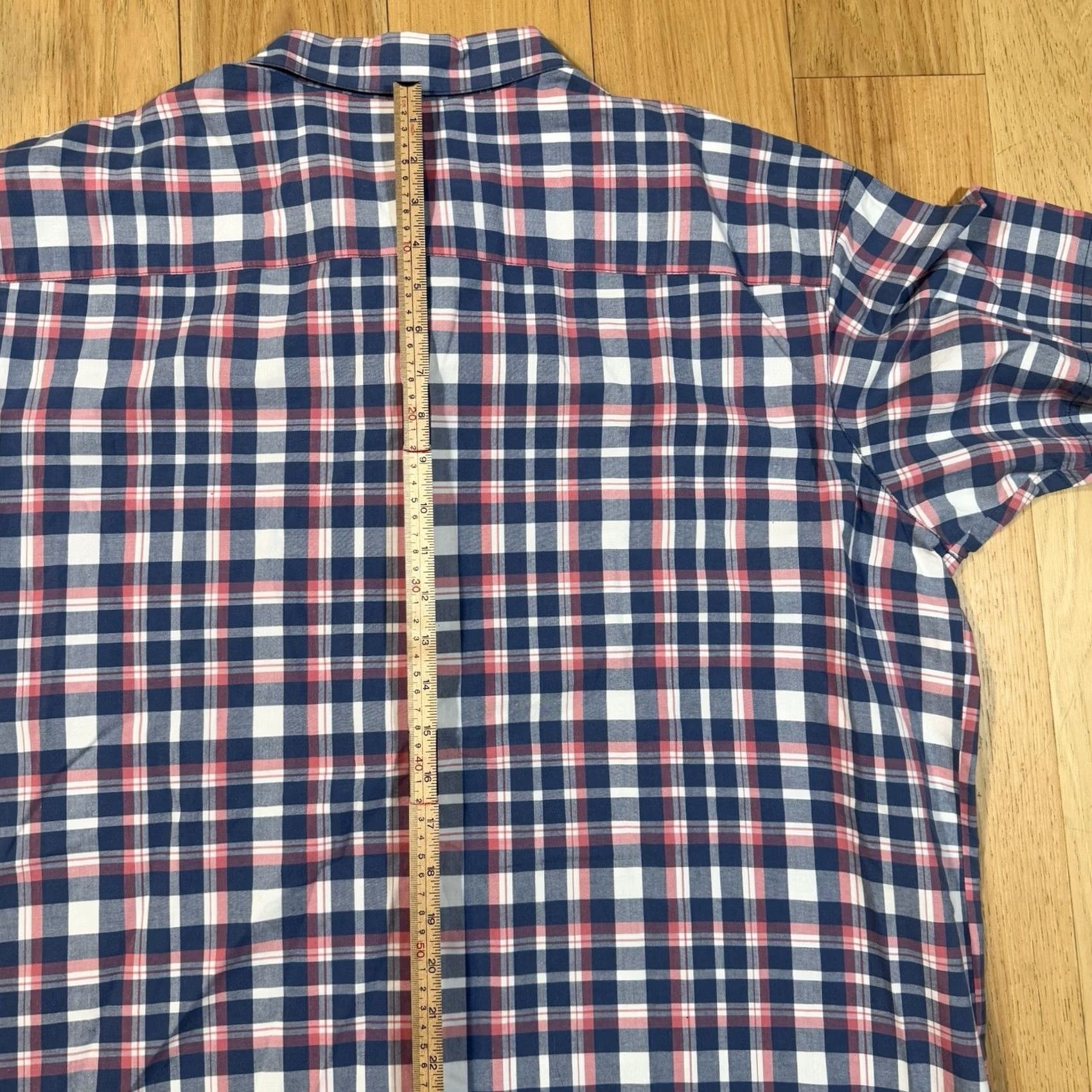 Vintage Columbia Sportswear Shirt Mens 2XL Rapid Rivers II Short Sleeve Blue Pink Plaid Button-Up Casual Outdoors Mens Size US XXL / EU 58 / 5 - 4 Thumbnail