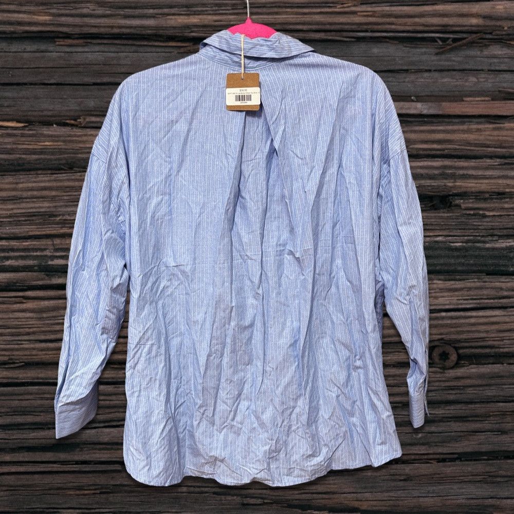 Other Blu Pepper Hi-Lo Striped Shirt NWT Size S / US 4 / IT 40 - 2 Thumbnail
