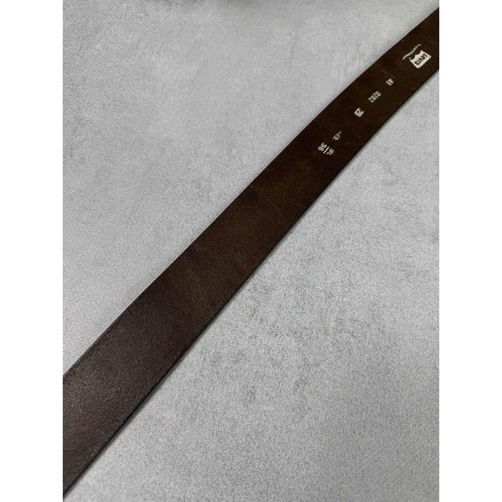 Levi's Vintage Levis Belt Logo Leather Men Brown Size 90/36 Size 36 - 12 Thumbnail