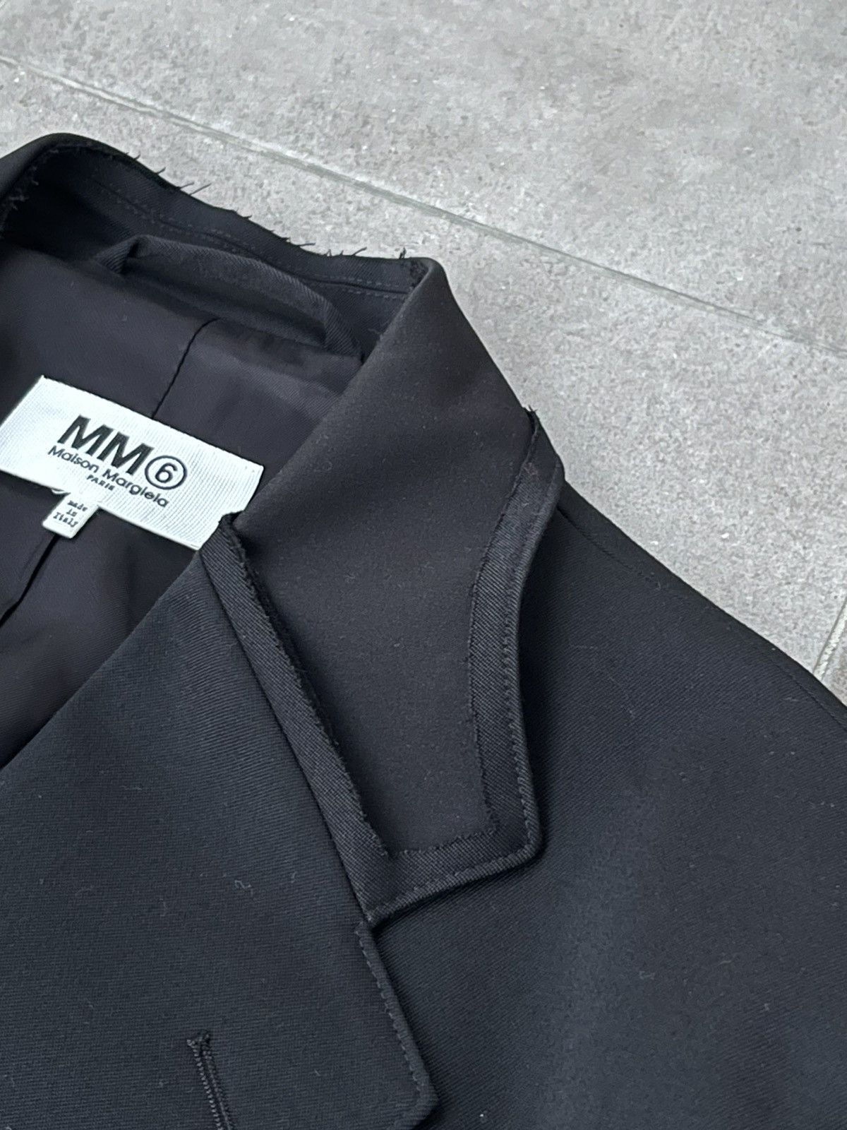 Maison Margiela !DS! SS23 Maison Margiela Deconstructed Black Blazer Jacket Size L / US 10 / IT 46 - 19 Thumbnail