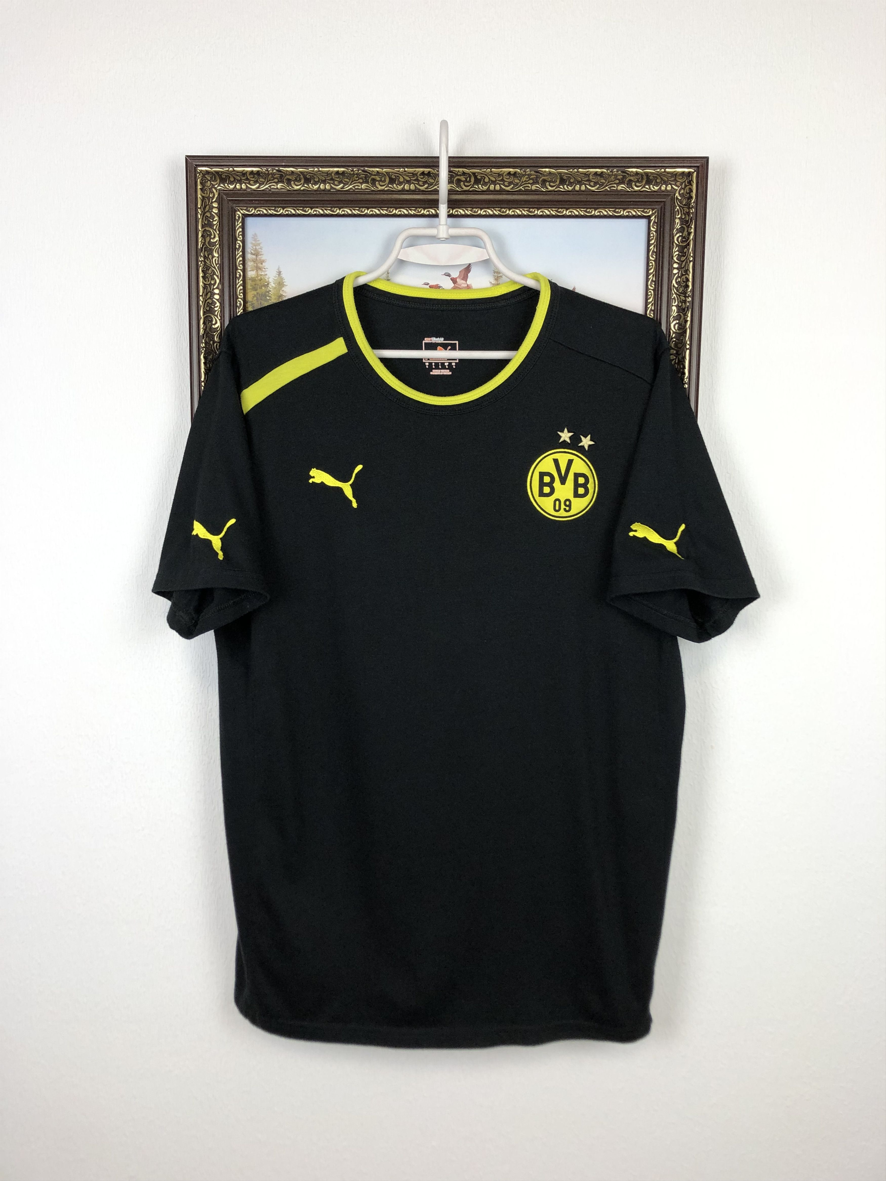 Vintage Vintage Borussia Dortmund Football Shirt Train Tee Soccer Size US L / EU 52-54 / 3 - 1 Thumbnail