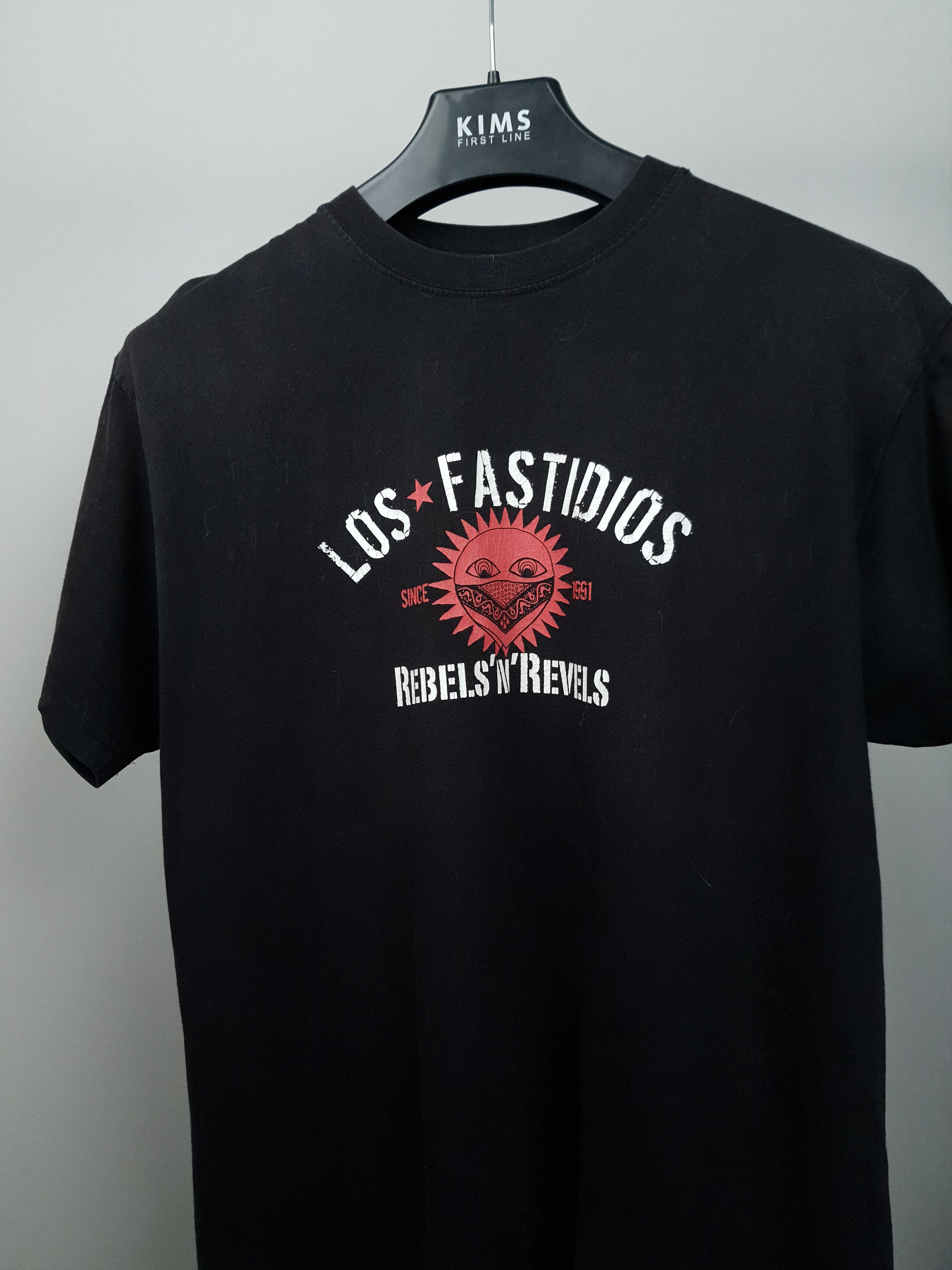 Band Tees × Vintage RARE Los Fastidios Hadcore Punk Rock Graphic Print T Shirt Size US L / EU 52-54 / 3 - 2 Thumbnail