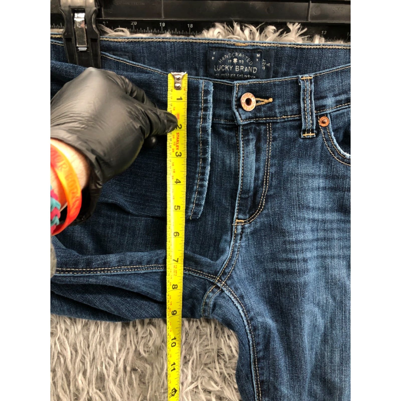 Lucky Brand Lucky Brand Charlie Skinny Jeans Size 4 Womens Medium Wash Blue Shirt? Size 27" / US 4 / IT 40 - 4 Thumbnail