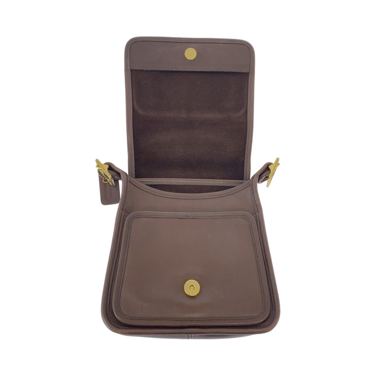 Coach Coach Leather Shoulder Bag Pochette Leather Crossbody Bag in