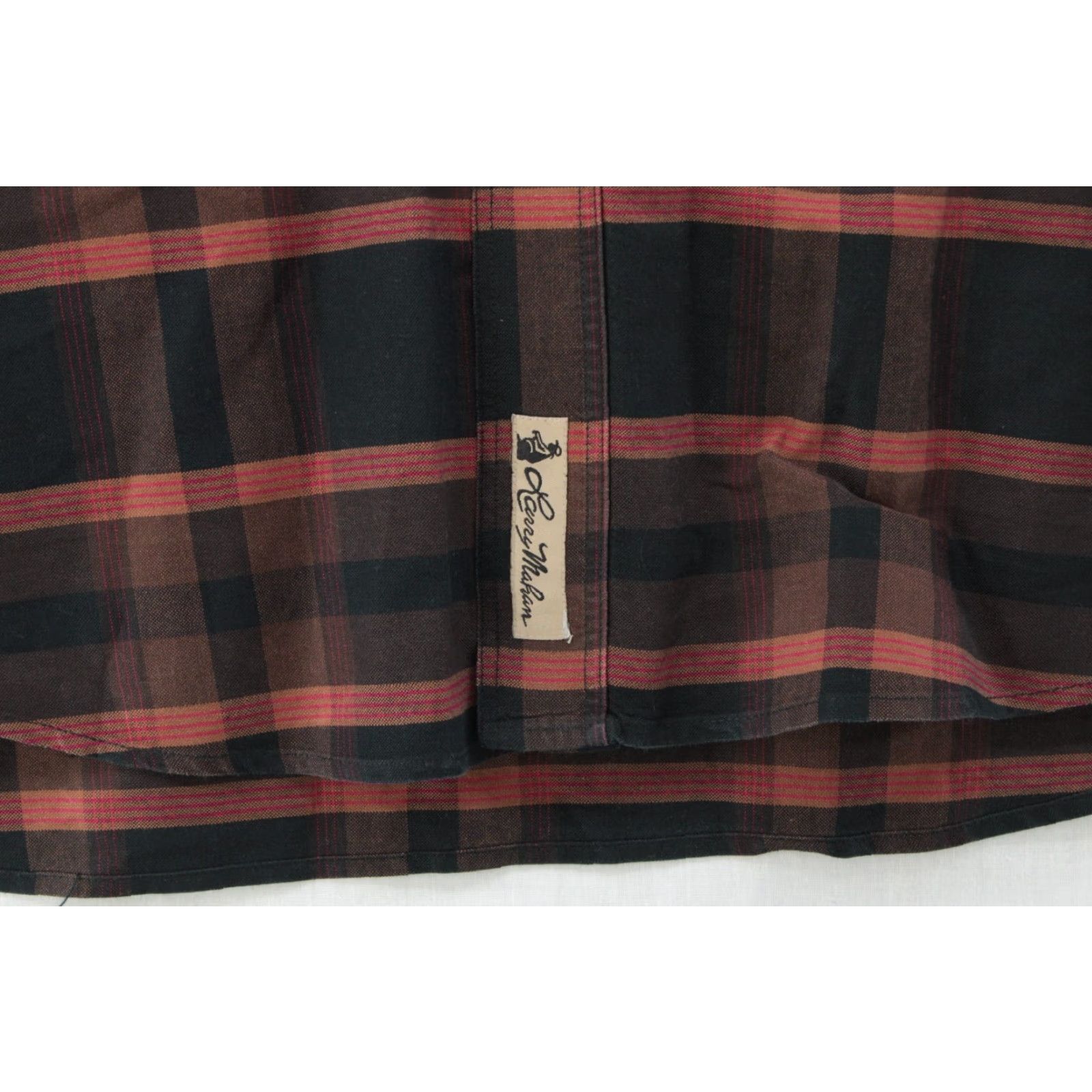 Vintage Larry Mahan Shirt Men's Large Long Sleeve Western Plaid Button Down 100% Cotton Size US L / EU 52-54 / 3 - 3 Thumbnail
