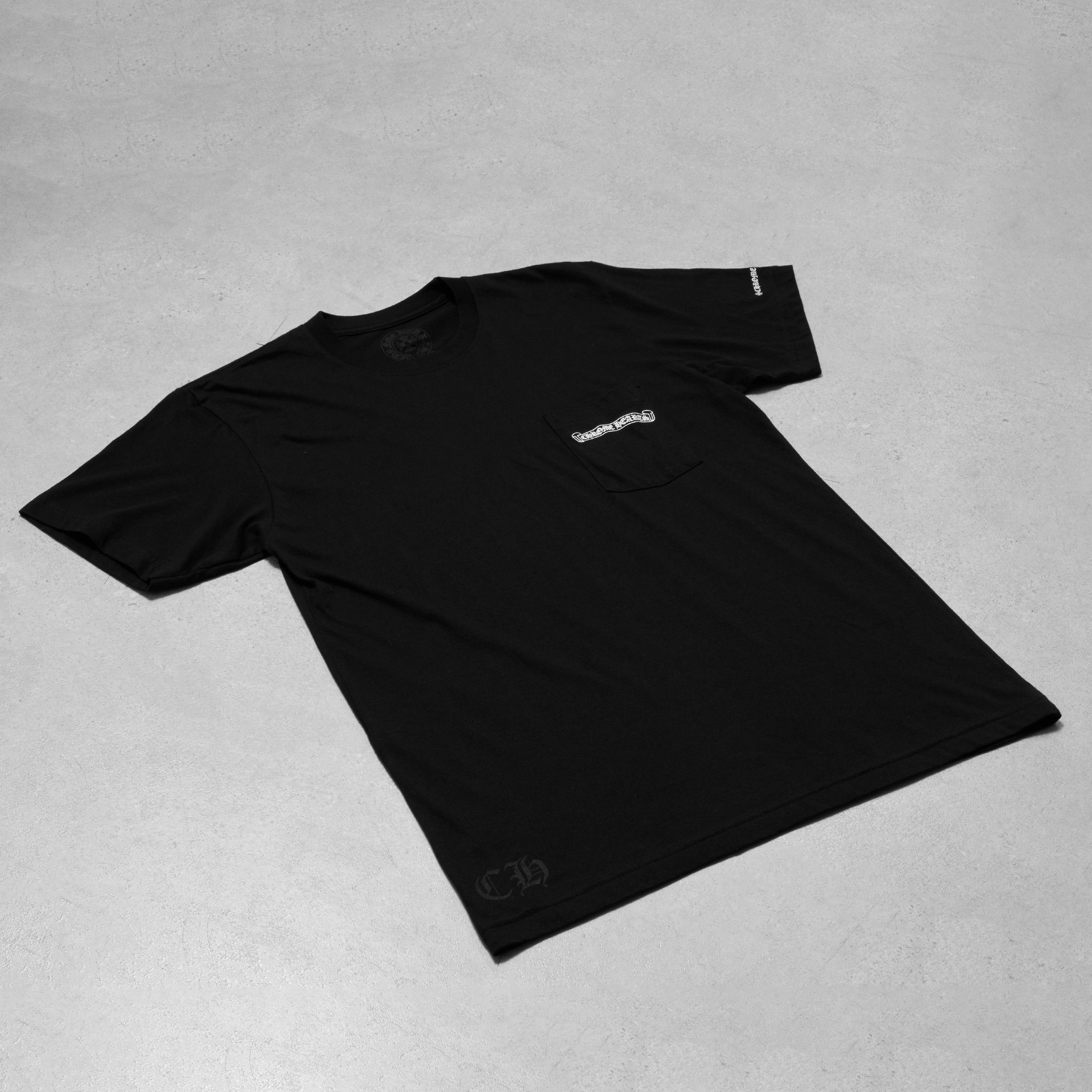 Chrome Hearts CHROME HEARTS Scroll Logo T Shirt Size US L / EU 52-54 / 3 - 3 Thumbnail