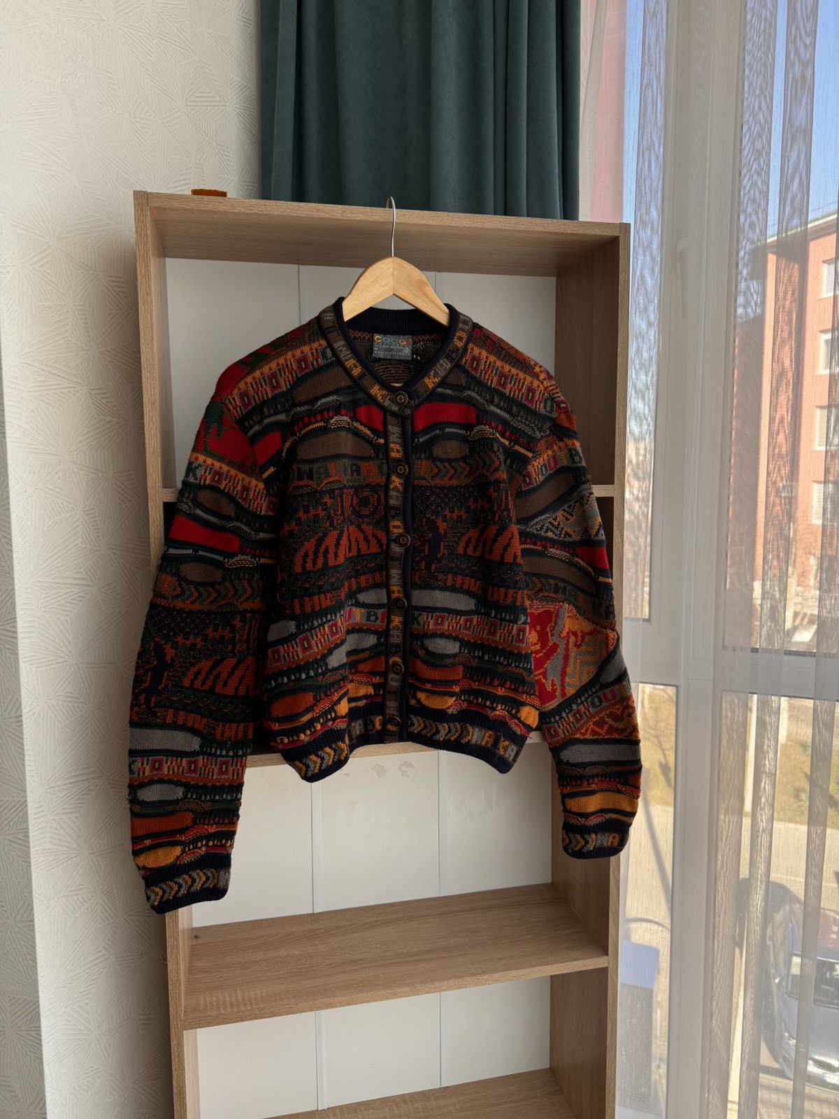 Coogi × Vintage VTG Coogi Pure New Wool Luxury 90’s Walkabout Koala Cardigan Size S / US 4 / IT 40 - 7 Thumbnail