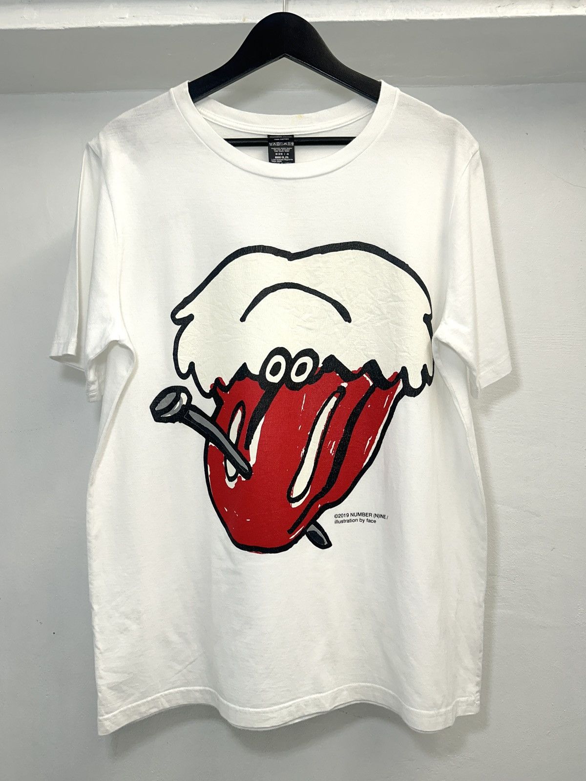 Number (N)ine Number (N)ine x FACE Graphic Tee Size US L / EU 52-54 / 3 - 1 Thumbnail
