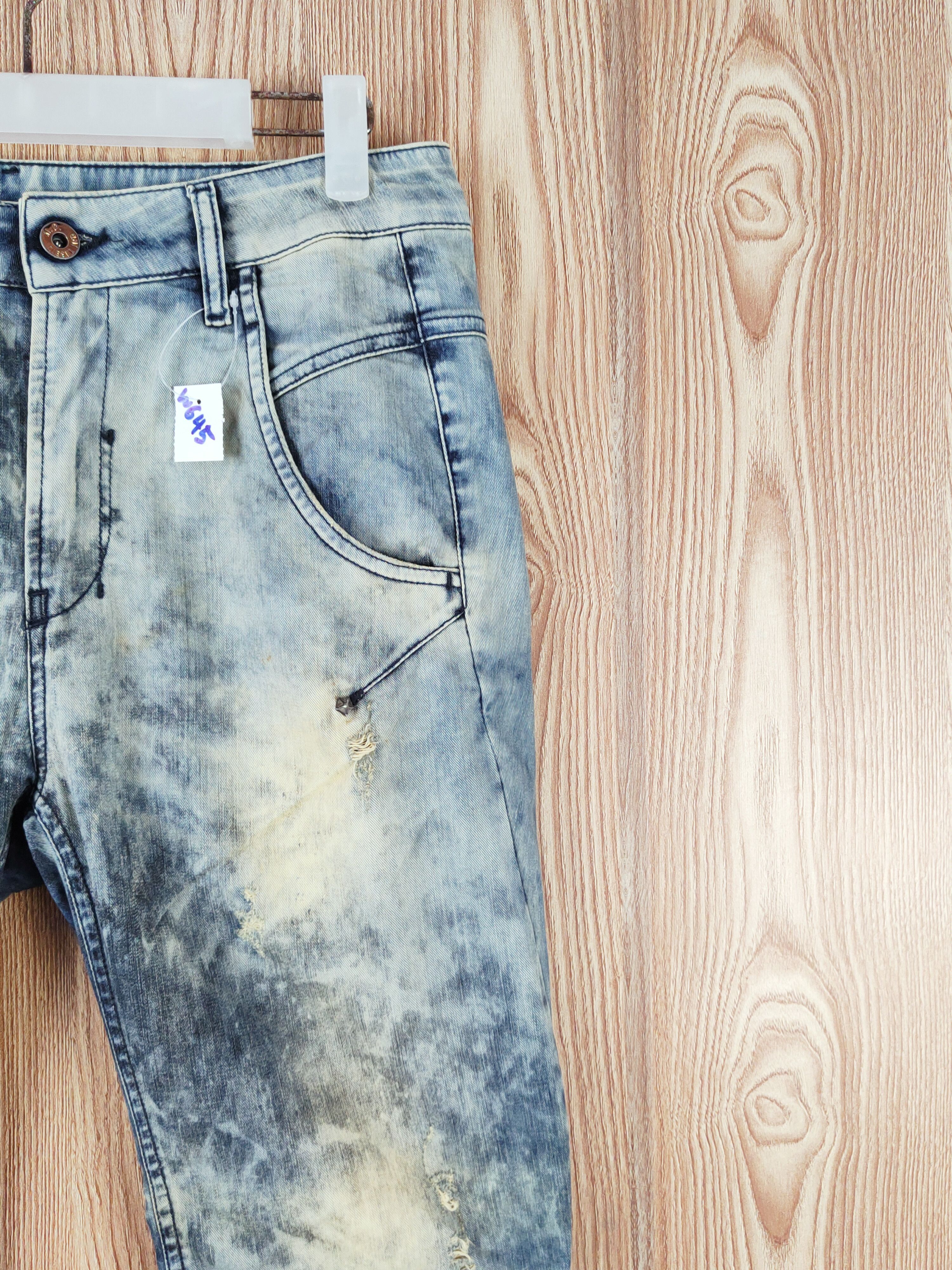 Diesel Diesel acid wash Faded Ripped Multipocket Cargo Pants #W645 Size US 27 - 6 Thumbnail