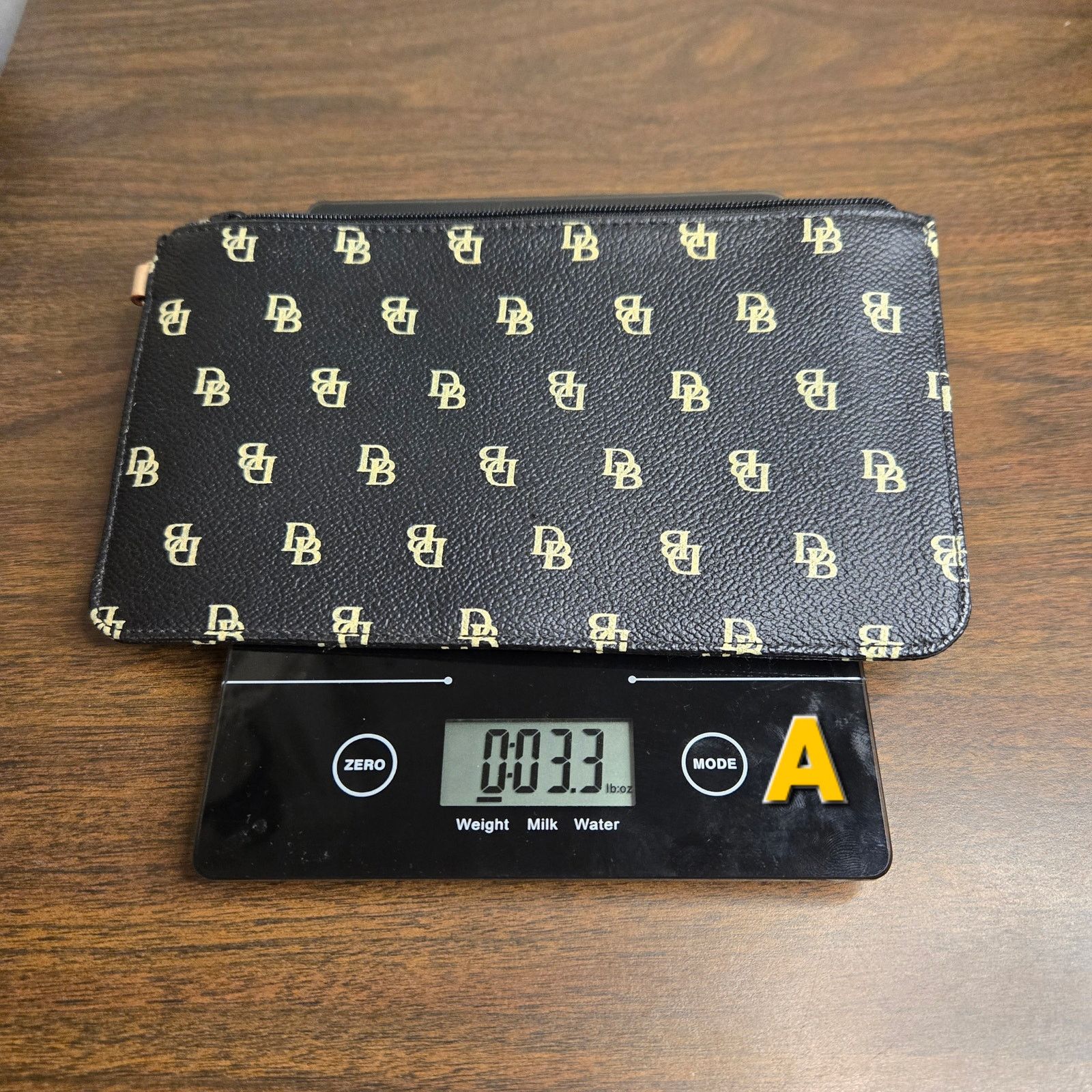 Dooney & Bourke Dooney Bourke Signature DB Monogram Wristlet Pouch Leather Size ONE SIZE - 8 Thumbnail