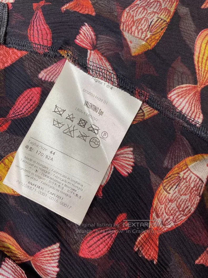 Valentino Valentino Mulberry silk print dress Size M / US 6-8 / IT 42-44 - 7 Thumbnail