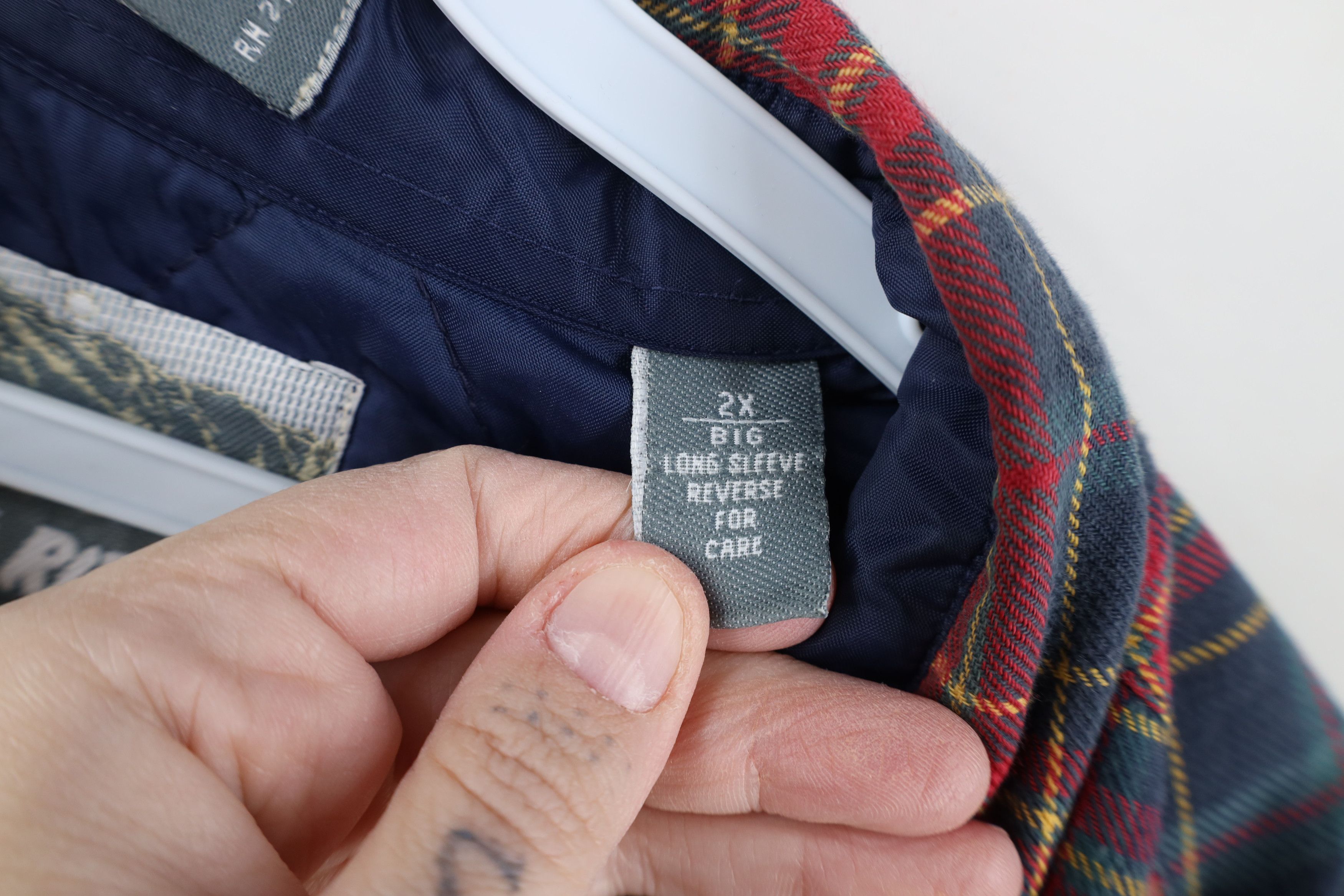 Vintage Vintage 90s Streetwear Quilted Flannel Button Shirt Jacket Size US XXL / EU 58 / 5 - 12 Thumbnail