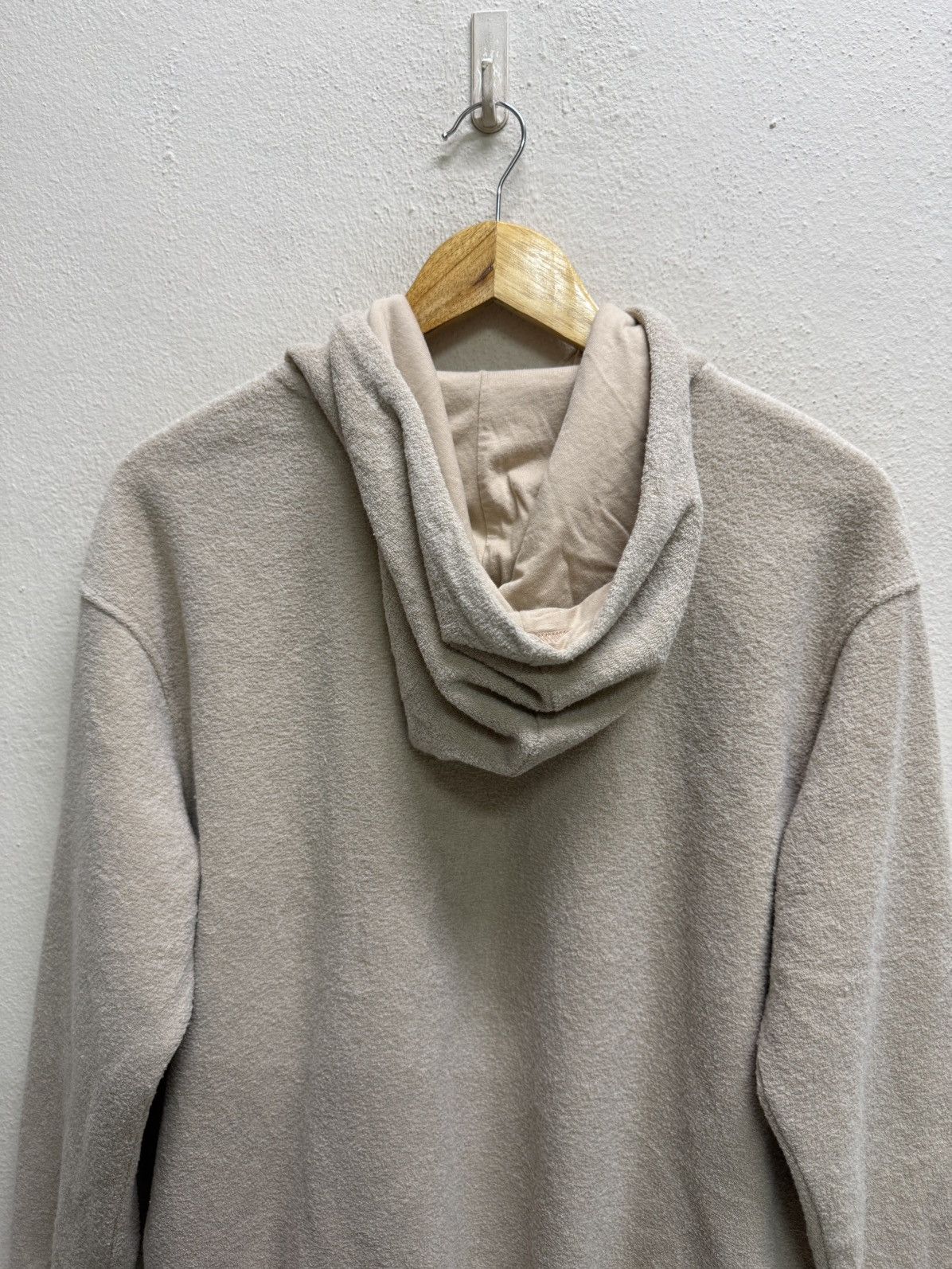 Nike Nike Swoosh Center Logo Fleece Pullover Sweater Hoodie Beige Size US M / EU 48-50 / 2 - 24 Thumbnail