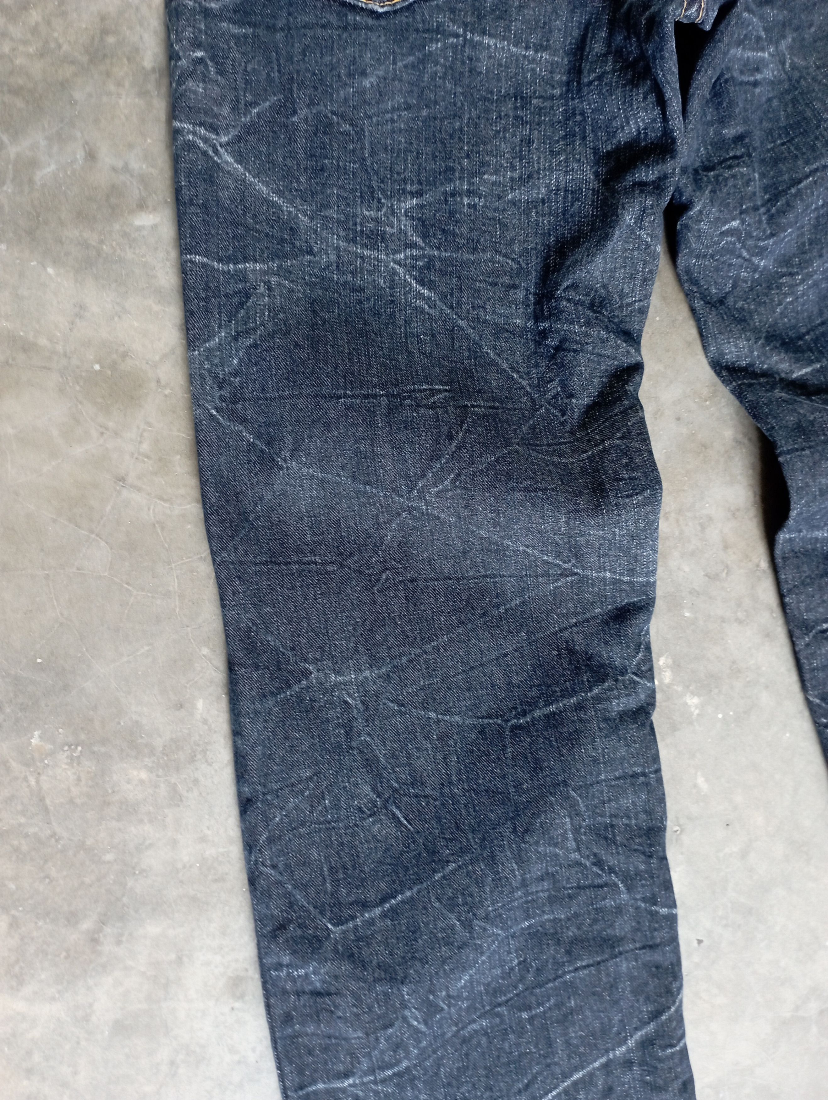 Fragment Design Crazy Lightning Wash Japanese Brand Black Line Jeans Size US 30 / EU 46 - 13 Thumbnail