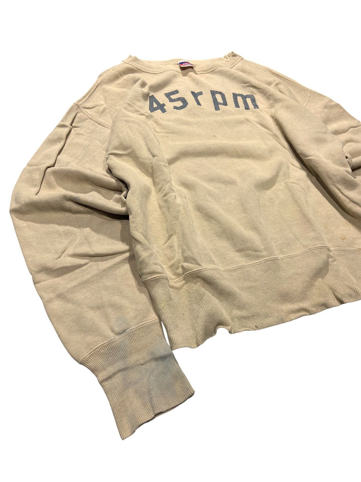 45rpm 45rpm Japanese Brand Sweatshirt trash destroyed Size US L / EU 52-54 / 3 - 4 Thumbnail