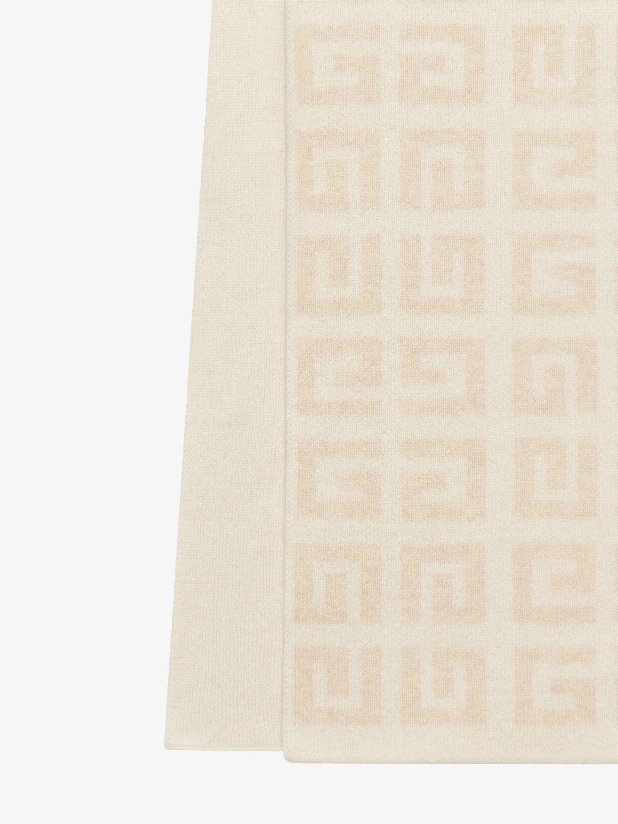 Givenchy o1gr1nt0125 Size: OS / 4G Double Sided Scarf in White/Ecru Size ONE SIZE - 3 Thumbnail