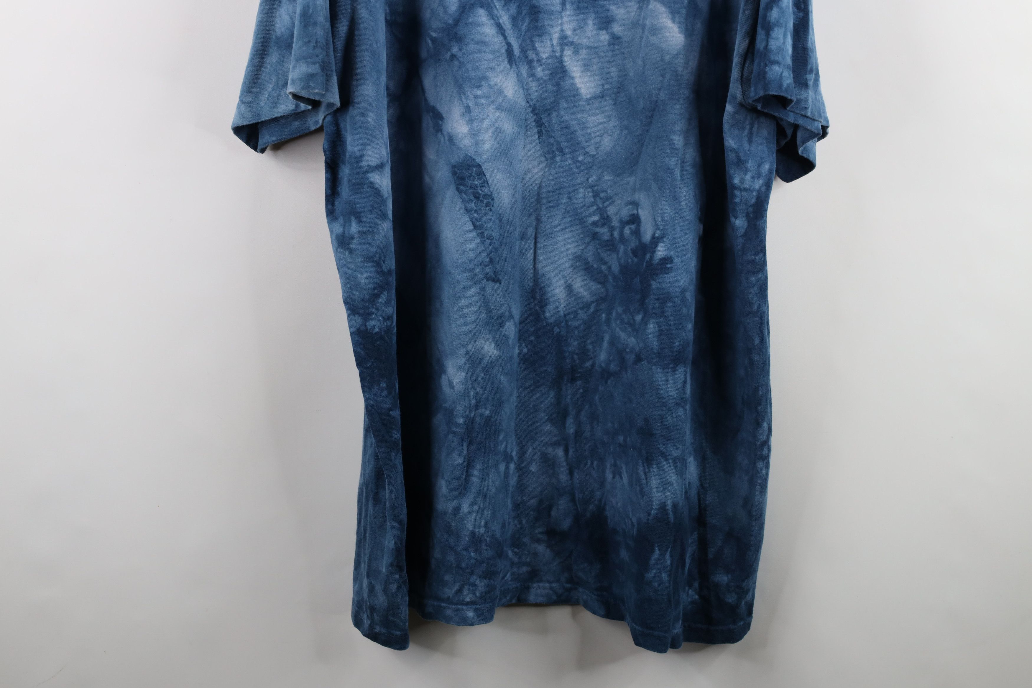 Vintage Vintage Y2K 2000 Streetwear Eagle Acid Wash T-Shirt Blue Size US XXL / EU 58 / 5 - 13 Thumbnail