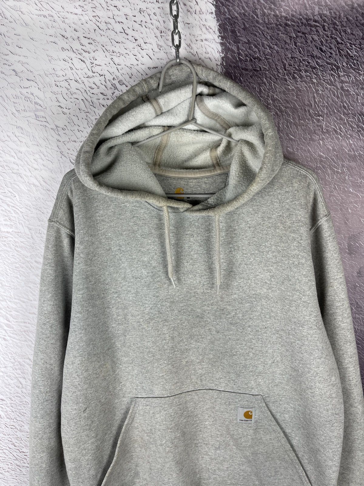 Carhartt Carhartt vintage grey oversized pocket logo hoodie Size US M / EU 48-50 / 2 - 6 Thumbnail