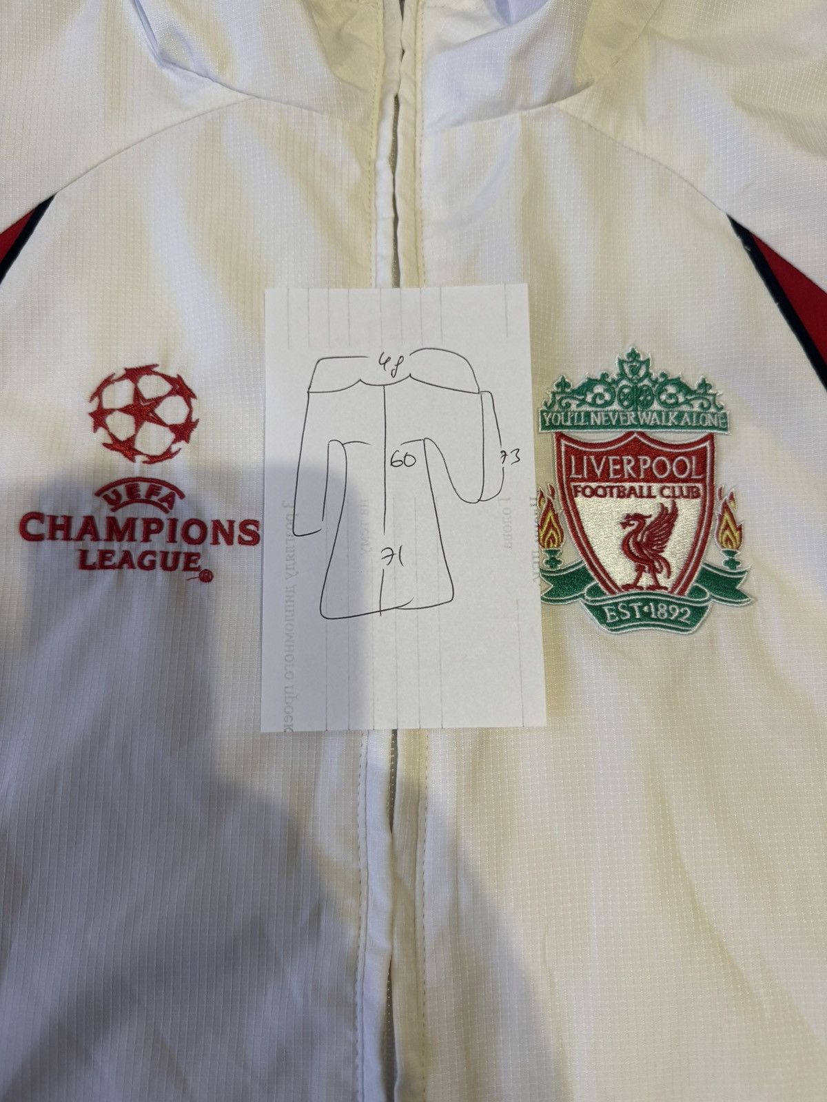 Adidas Adidas Liverpool 2007/2008 Champions League Soccer Jacket Size US XL / EU 56 / 4 - 8 Thumbnail
