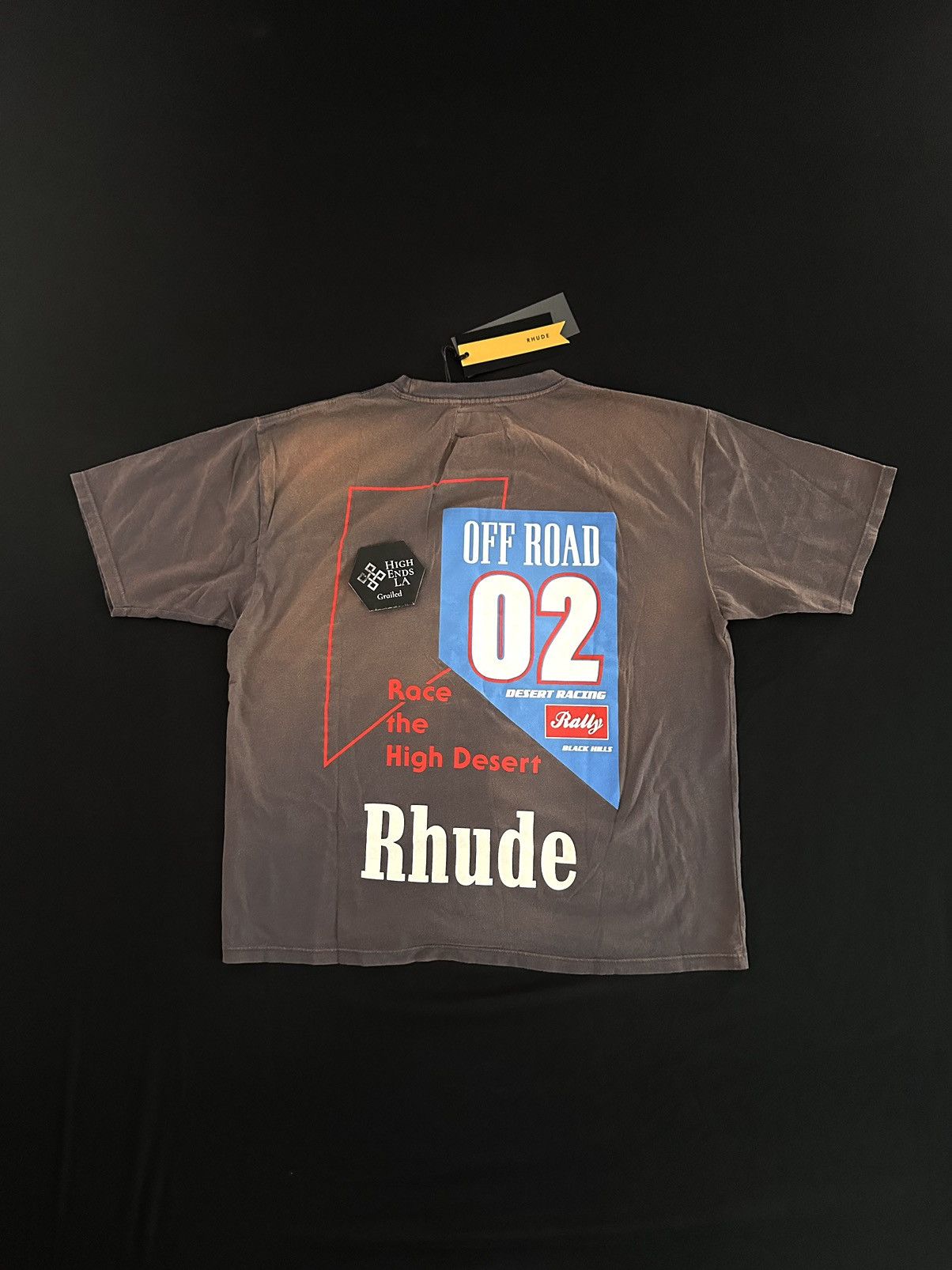 Rhude Rhude 02 Logo Tee Size US S / EU 44-46 / 1 - 1 Thumbnail