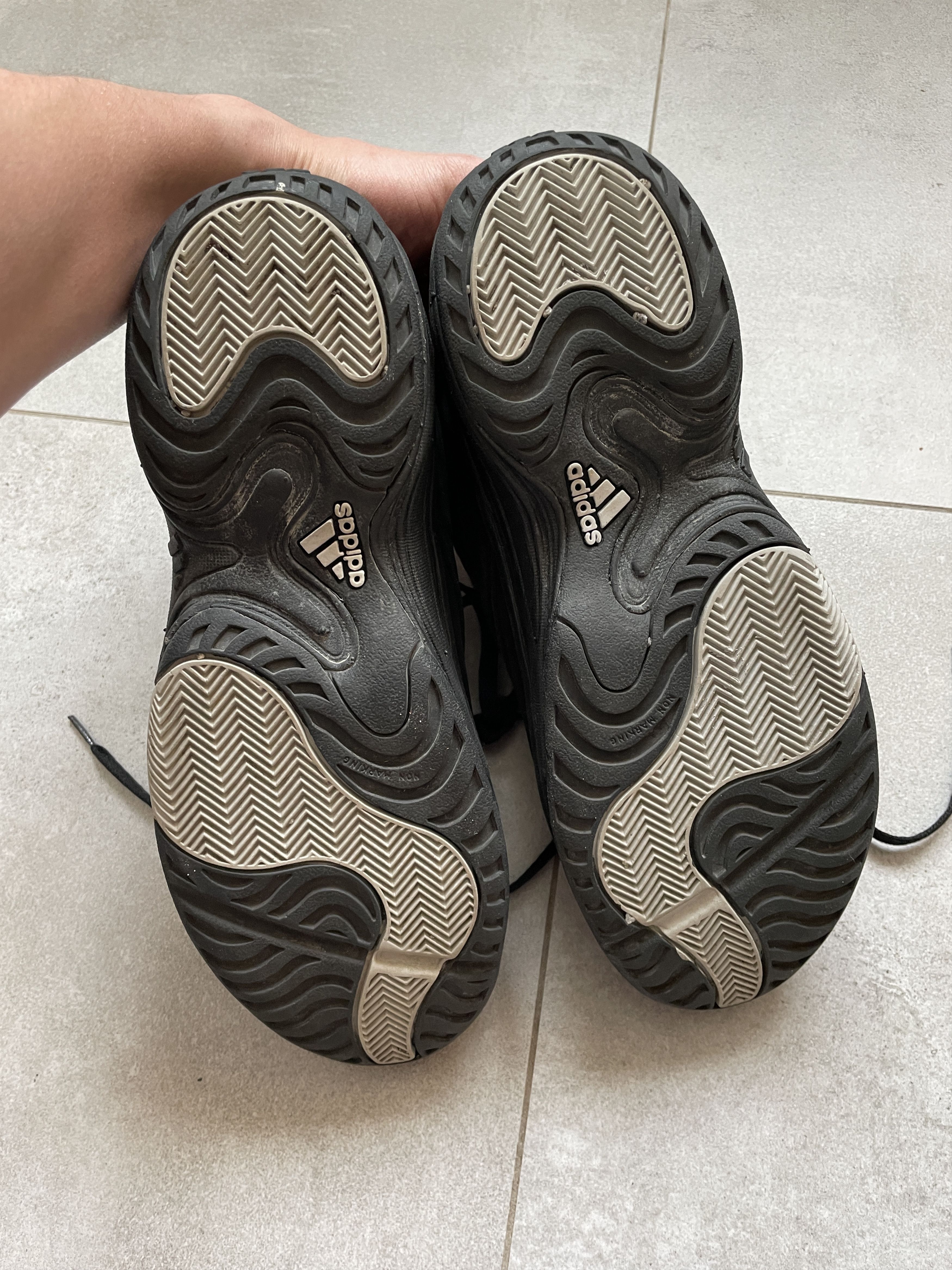 Adidas × Vintage Y2K ADIDAS NUBUK BASKETBALL KICKS Size US 8.5 / EU 41-42 - 7 Thumbnail