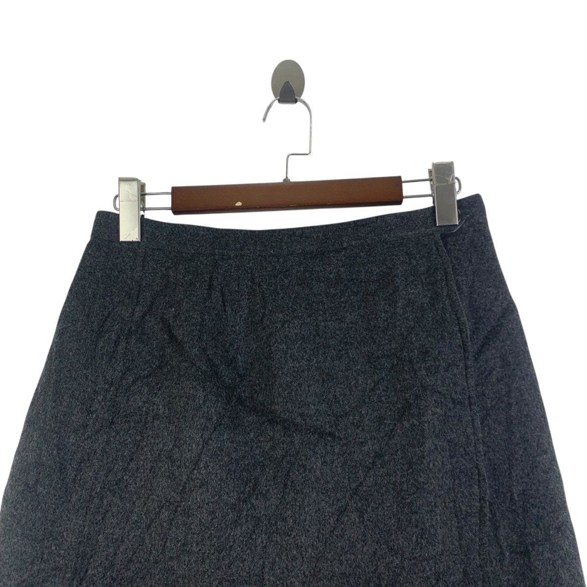 Burberry Vintage BURBERRYS LONDON Made In Japan Wool Midi Skirts Size 23" - 3 Thumbnail